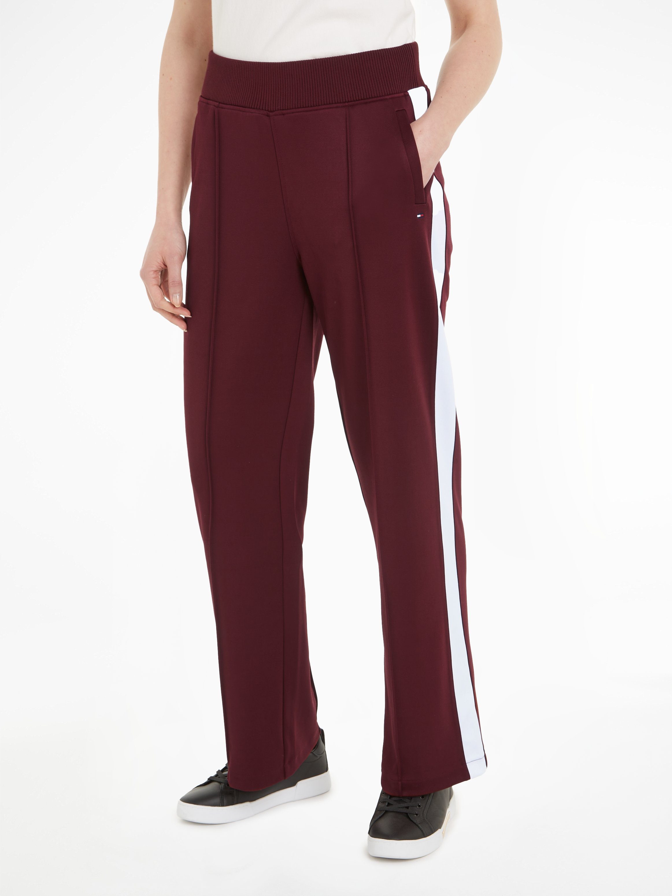 Tommy Hilfiger Sweathose BLOCKED STRIPE RW PANT mit Logostickerei