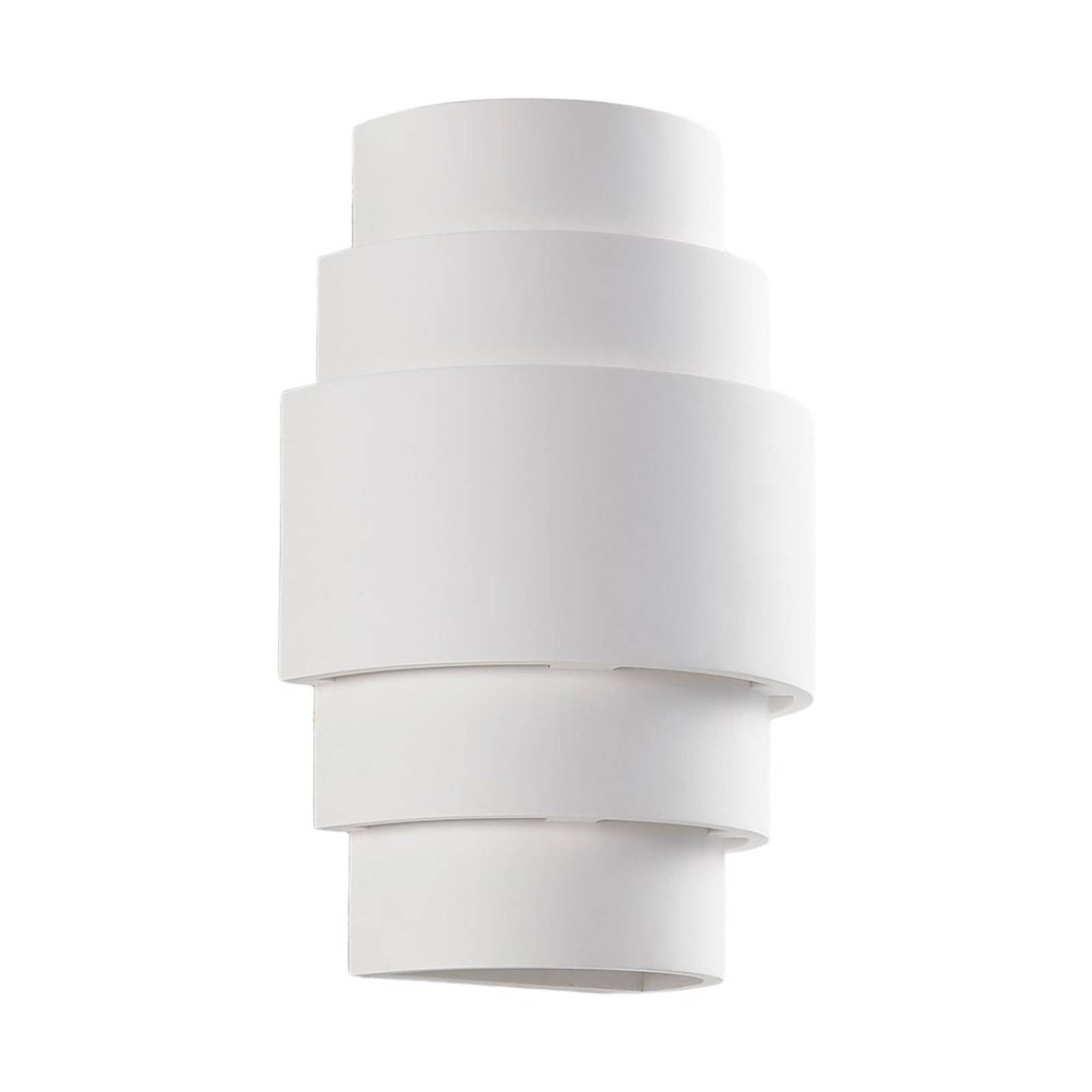 Lindby Wandleuchte Marit, Gips Weiß IP20, 1 x 5 W LED