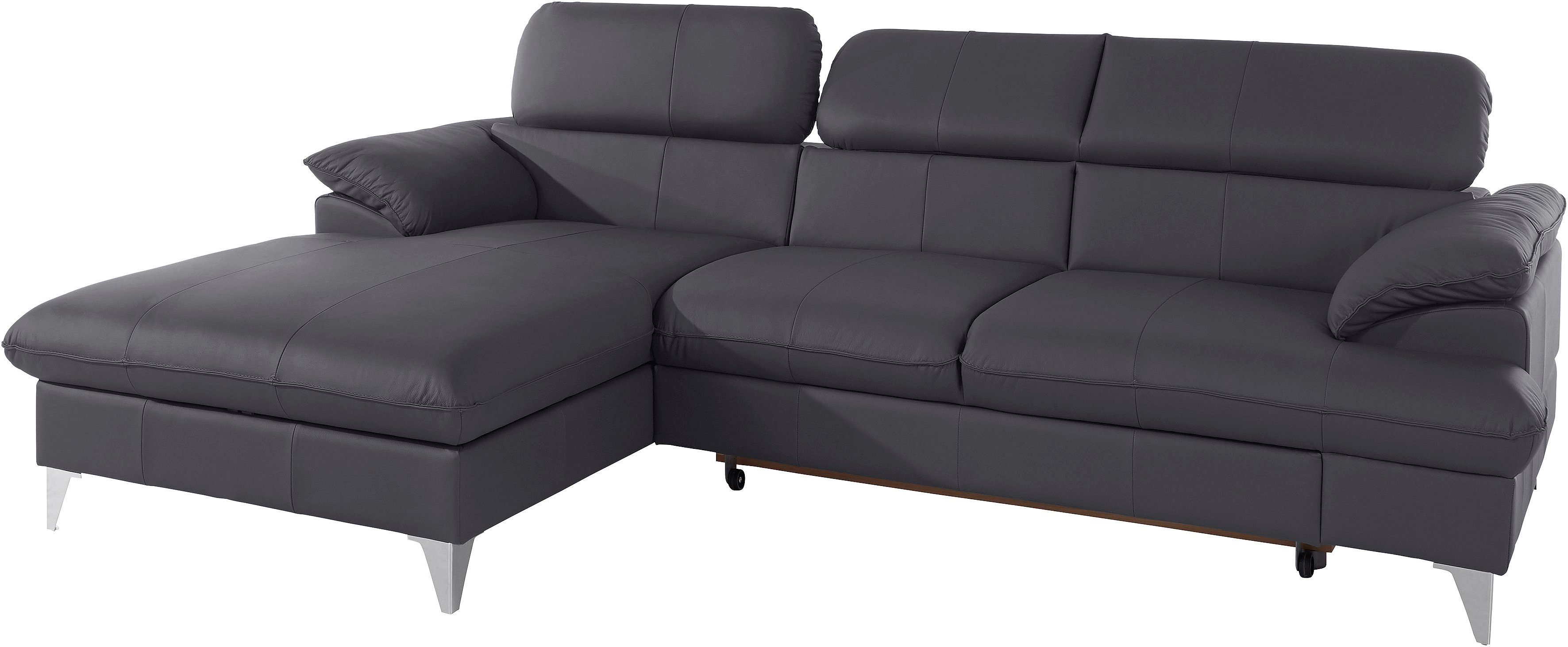 COTTA Ecksofa "Caluso L-Form", mit Kopfteilverstellung, wahlweise mit Bettf günstig online kaufen