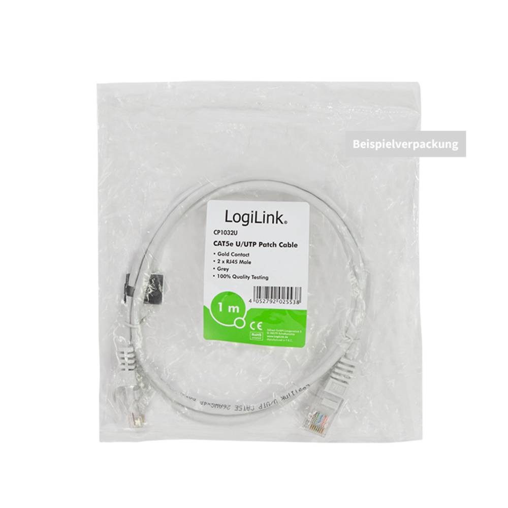 LogiLink Netzwerkkabel CAT 5e U/UTP 50 m CP1142U LAN-Kabel, (50.00 cm)
