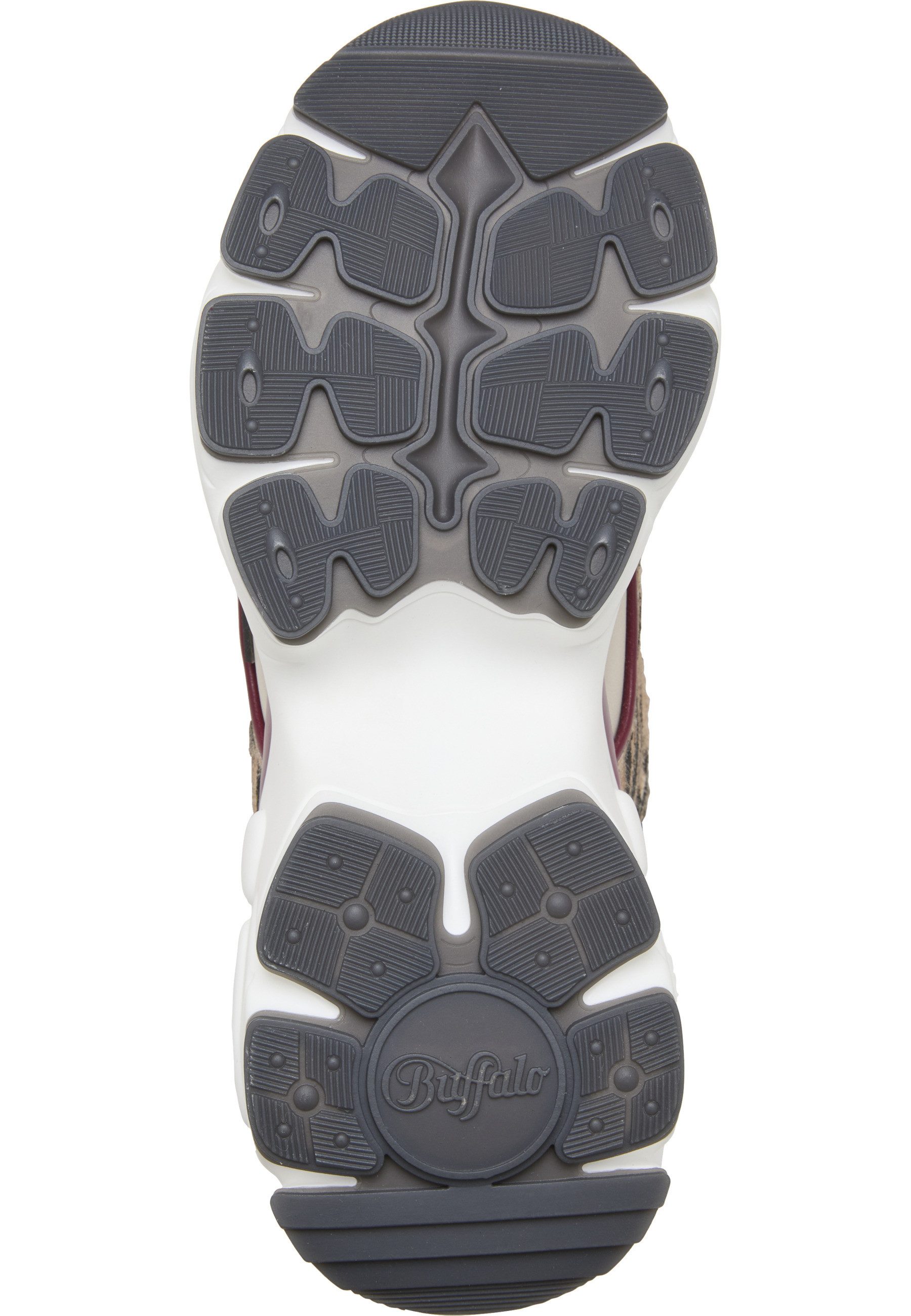 Buffalo Buffalo BINARY GLAM - VEGAN SUEDE/FUR/NAPPA Trainingsschuh
