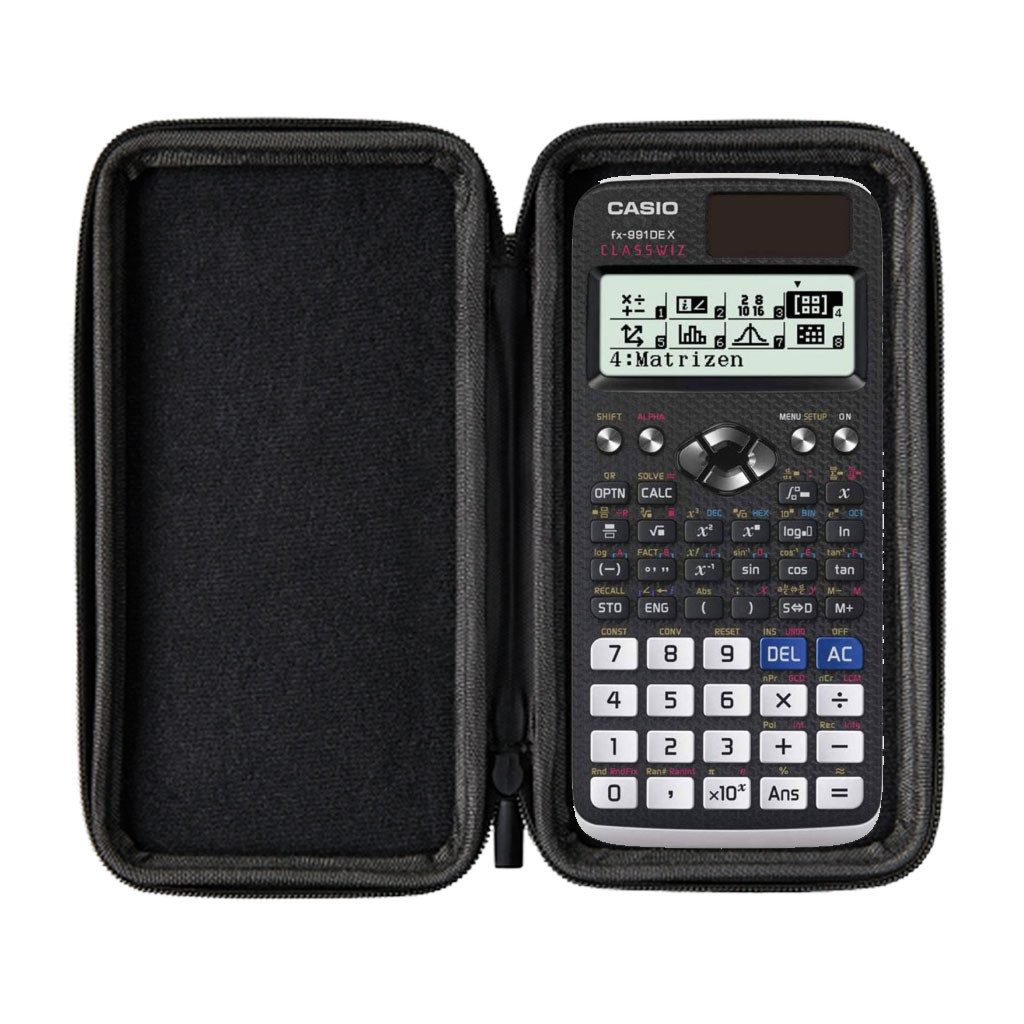 CASIO Taschenrechner fx-991DE X inkl. Schutztasche Schwarz & Fachbuch (128 Seiten, DIN A5) – Bild 2 von 2