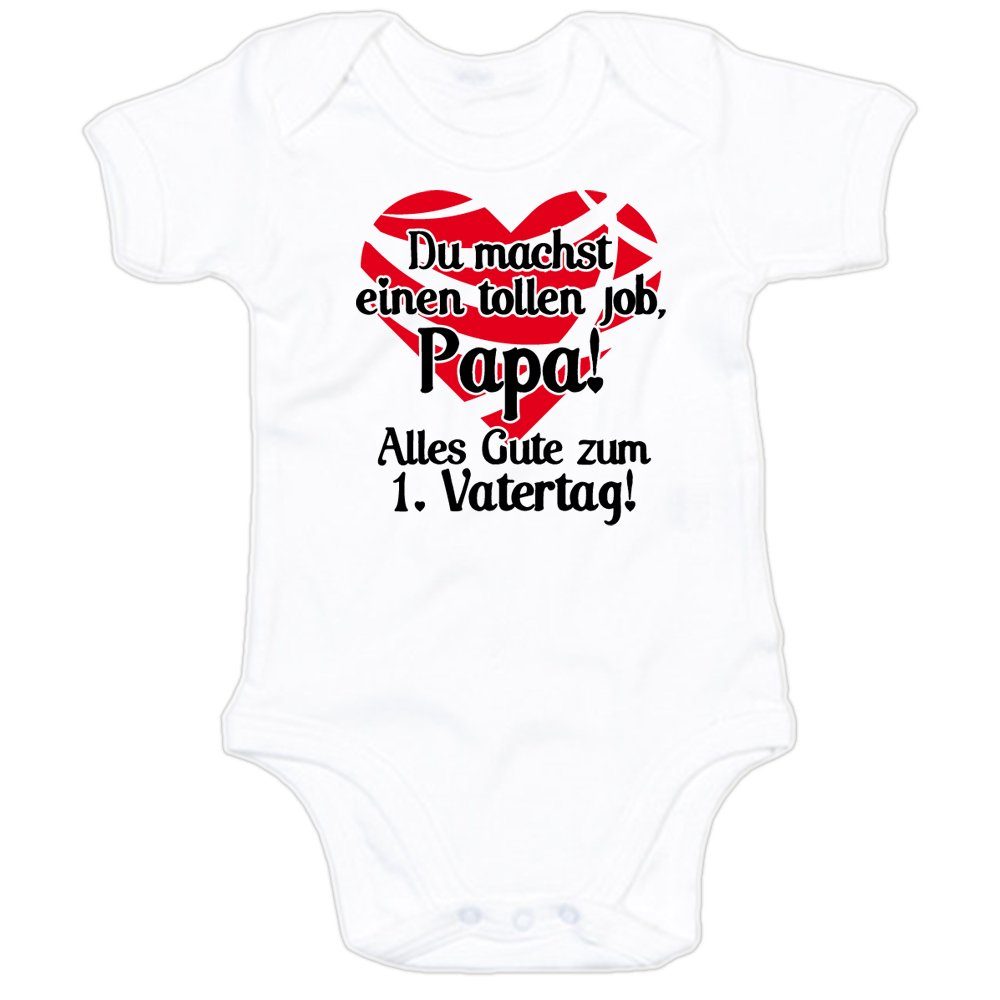 G-graphics Kurzarmbody Baby Body - Du machst einen tollen Job, Papa! Alles Gute zum 1. Vatertag! mit Spruch / Sprüche • Babykleidung • Geschenk zum Vatertag • Strampler