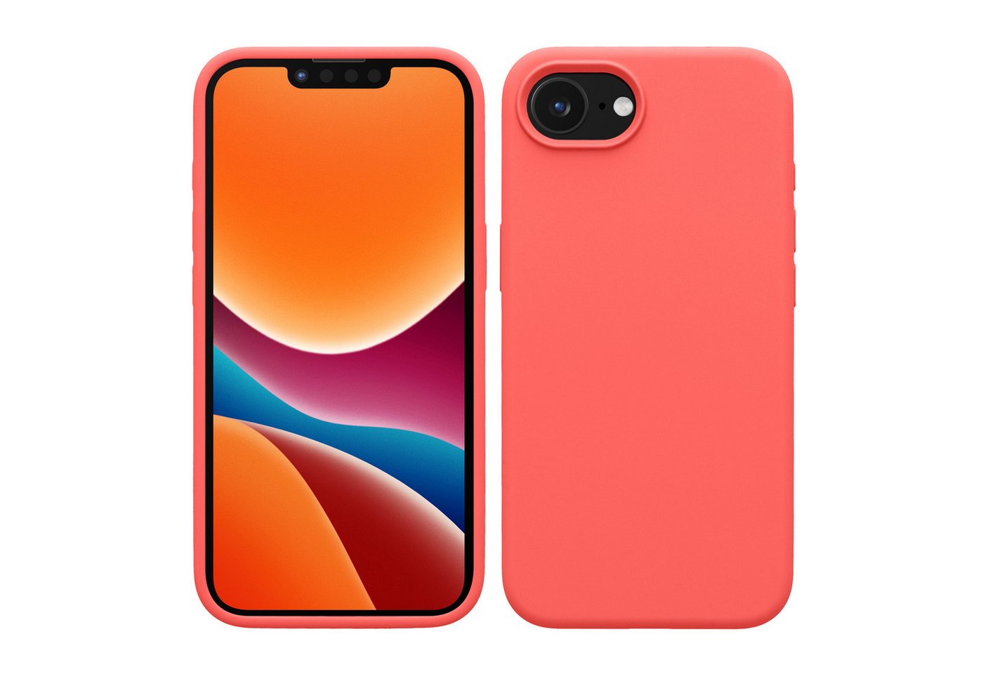 kwmobile Handyhülle Handyhülle für Apple iPhone 17e / iPhone 16e Hülle, Weiches Handy Silikon Case - Schutzhülle Cover
