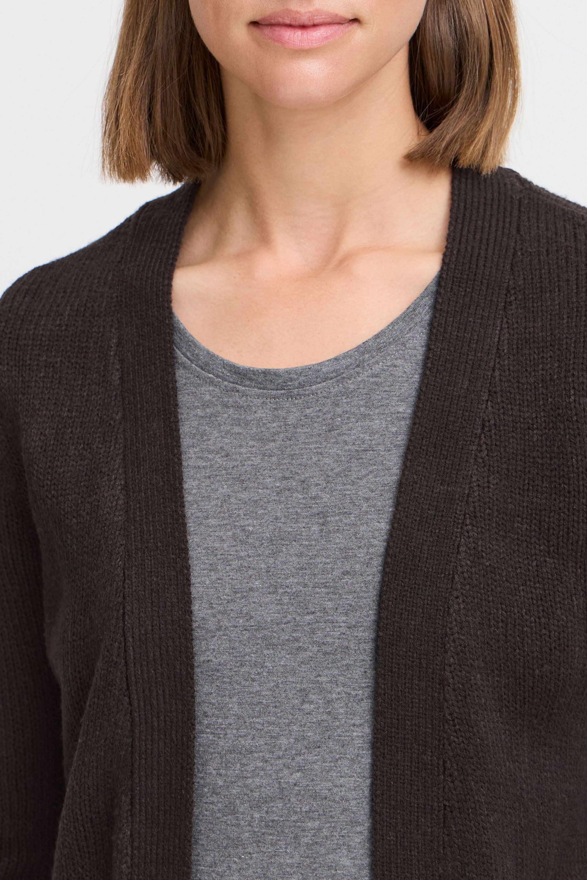 OXMO Strickjacke OXCabba Modische Strickjacke