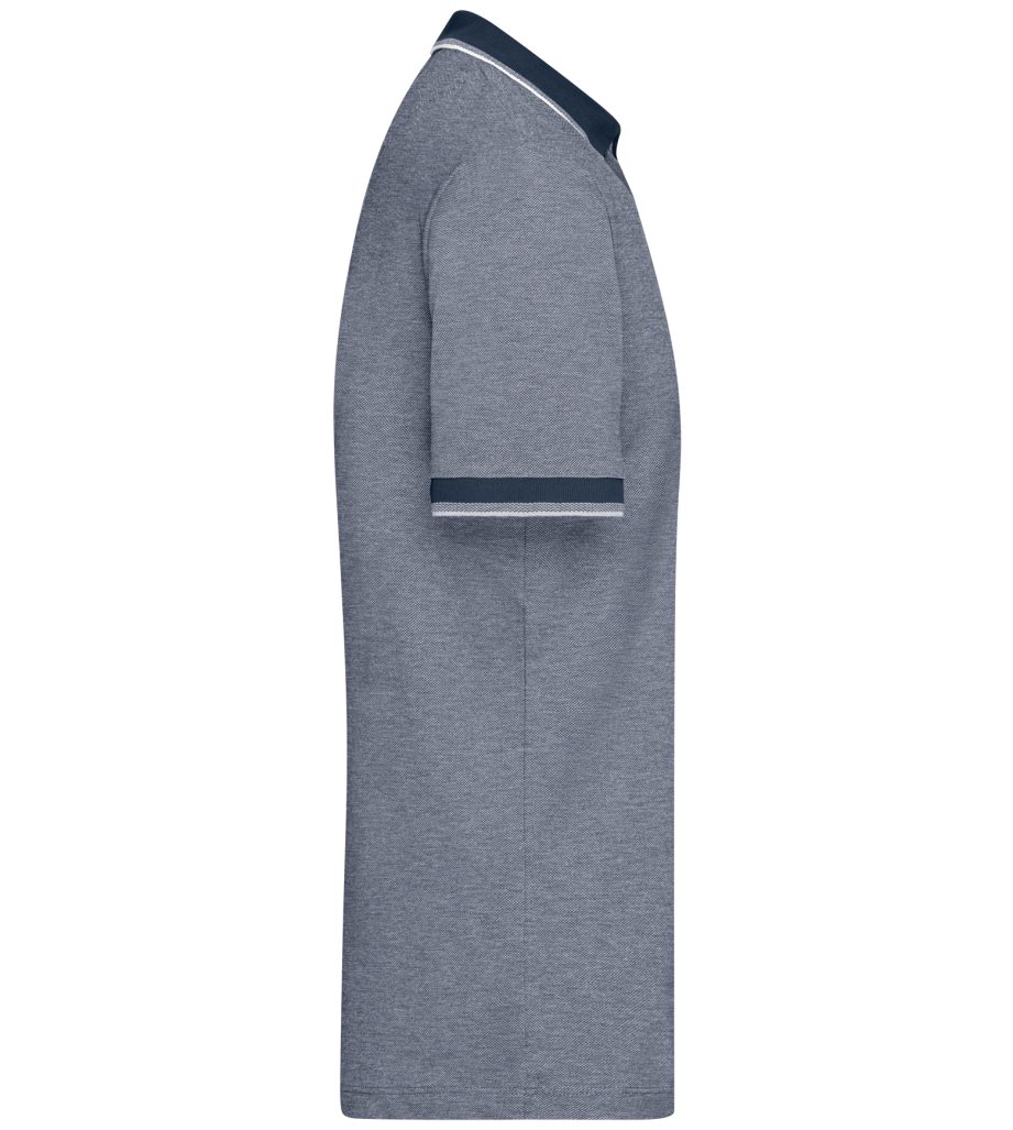 James & Nicholson Poloshirt Doppelpack Herren Poloshirt Baumwoll Pique in bicolor Optik JN704 (Doppelpack, 2er-Pack) mit Kontraststreifen