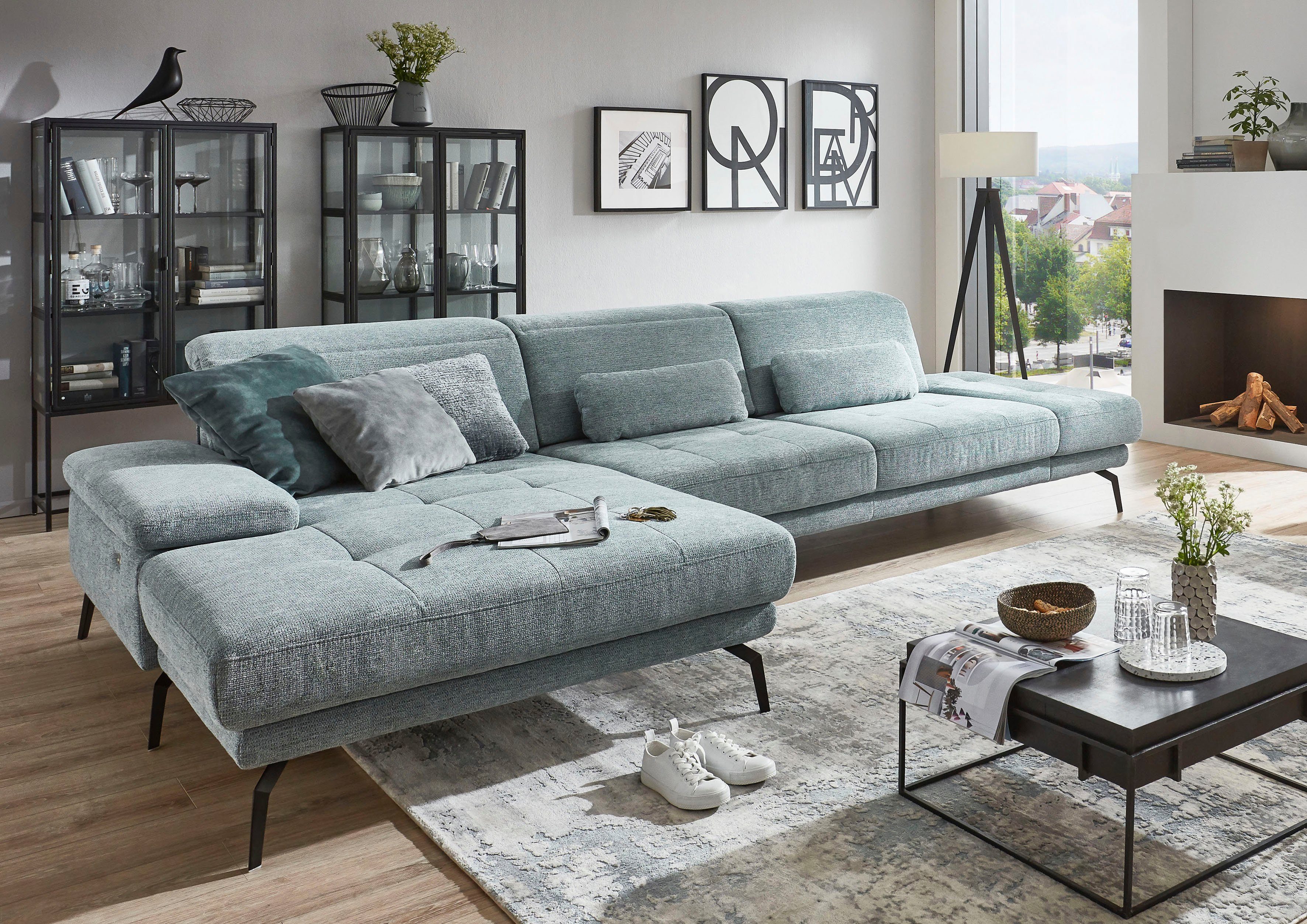 Die PlanBar Ecksofa MP-IN20126 L-Form, mit günstig online kaufen