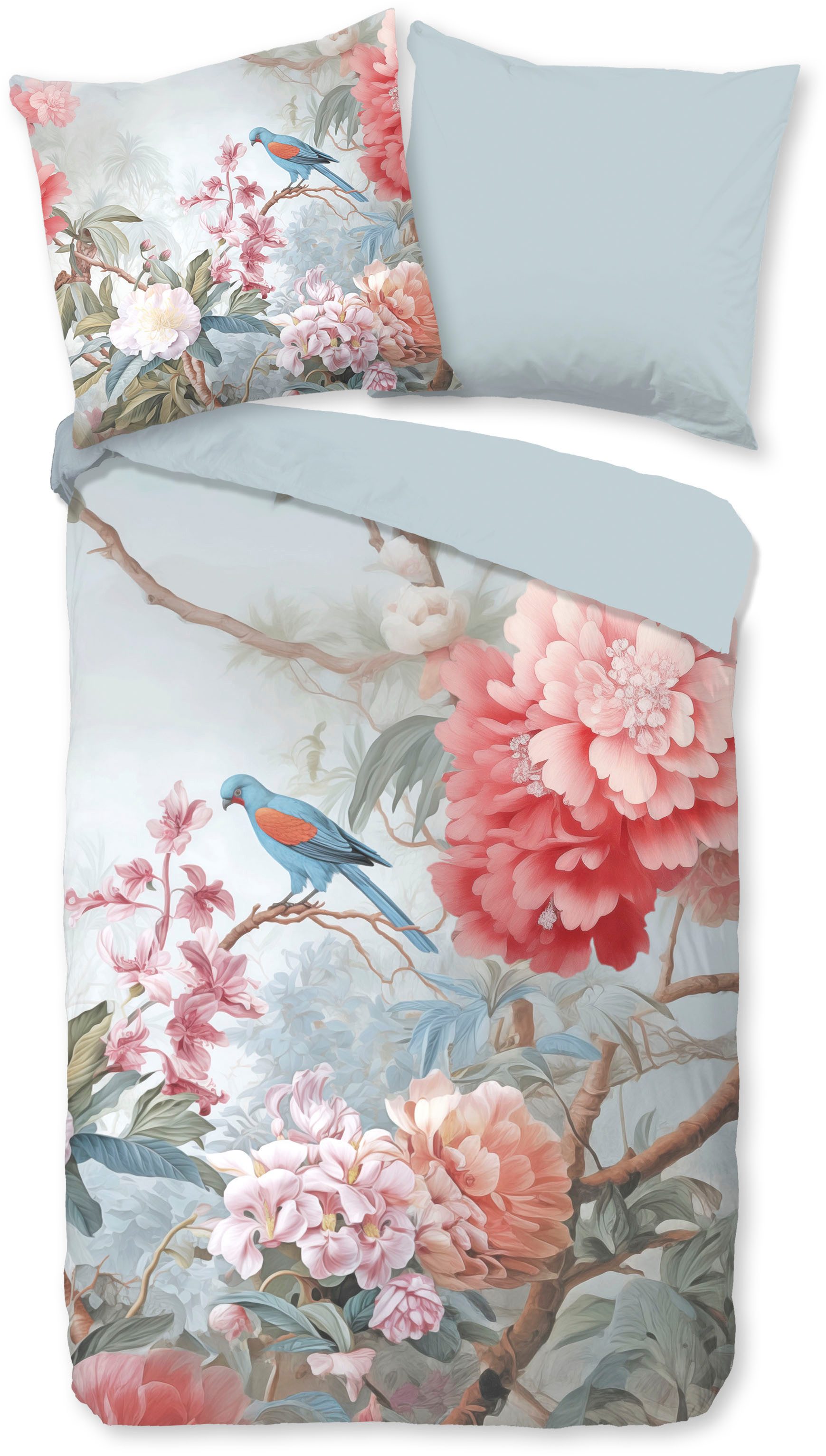 good morning Wendebettwäsche Birdie, Renforcé, 2 günstig online kaufen