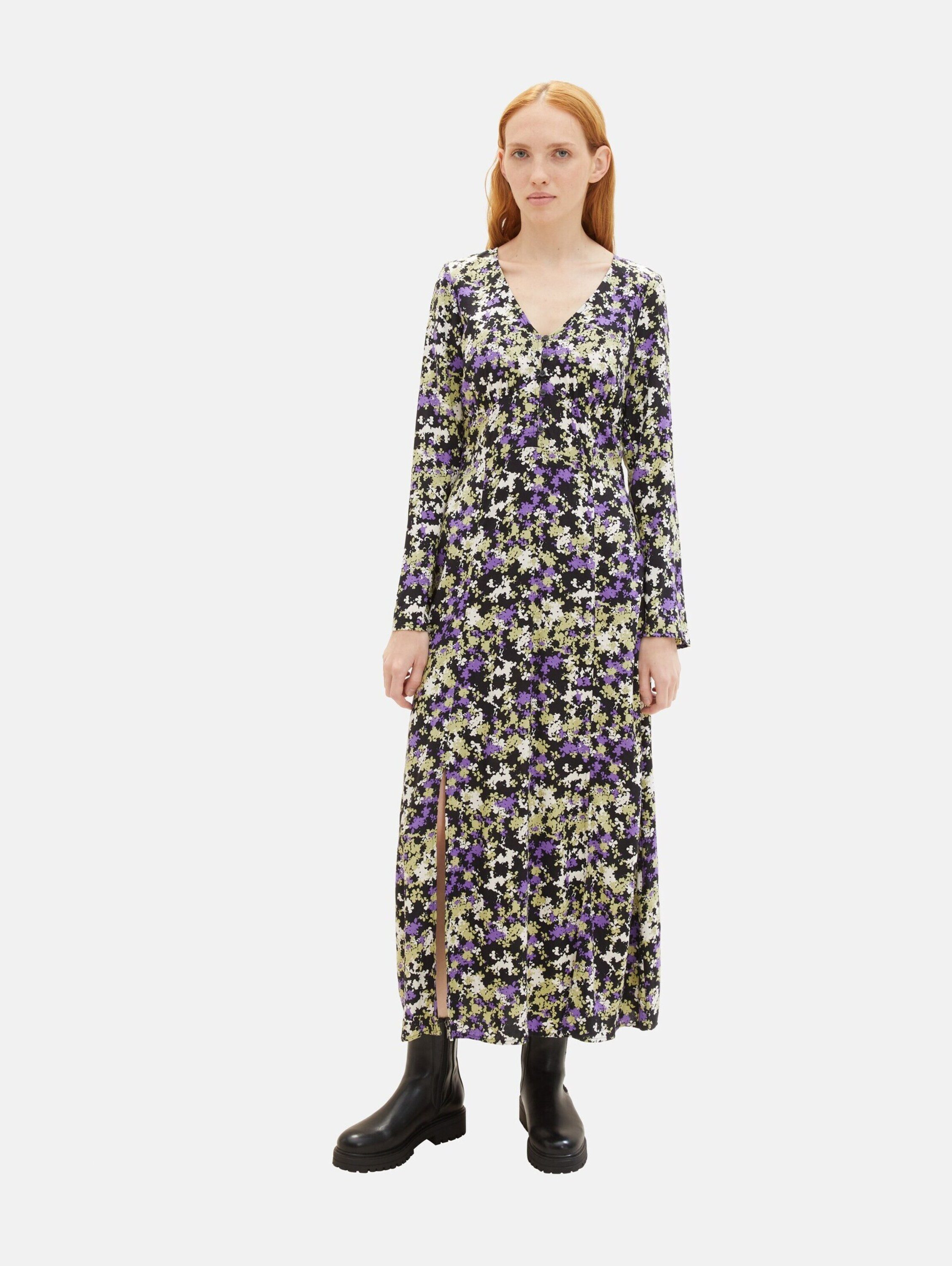 TOM TAILOR Denim Jerseykleid (1-tlg) Drapiert/gerafft
