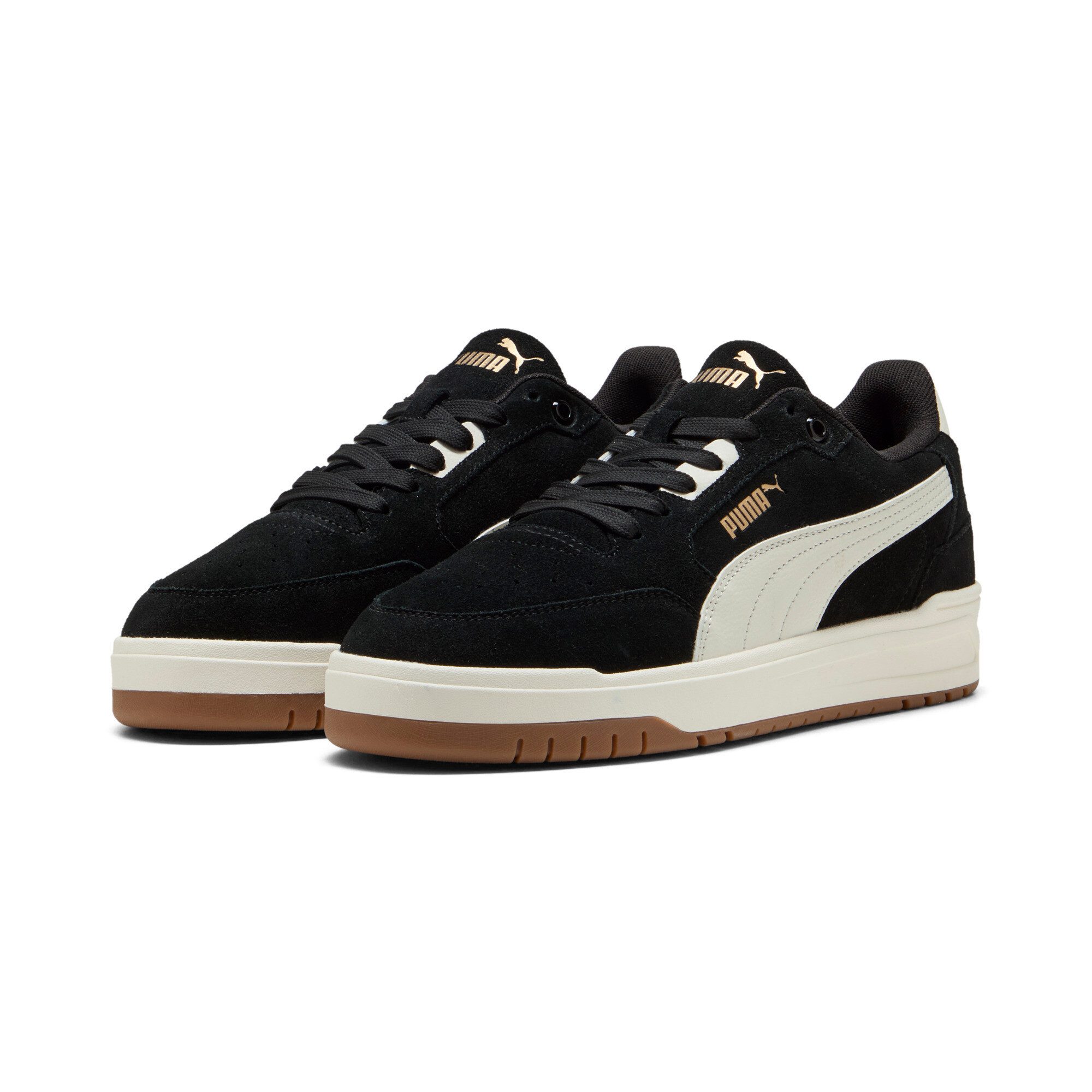PUMA SHUFFLE DOWNTOWN SD Sneaker Obermaterial aus Leder, leicht profilierte Gummilaufsohle