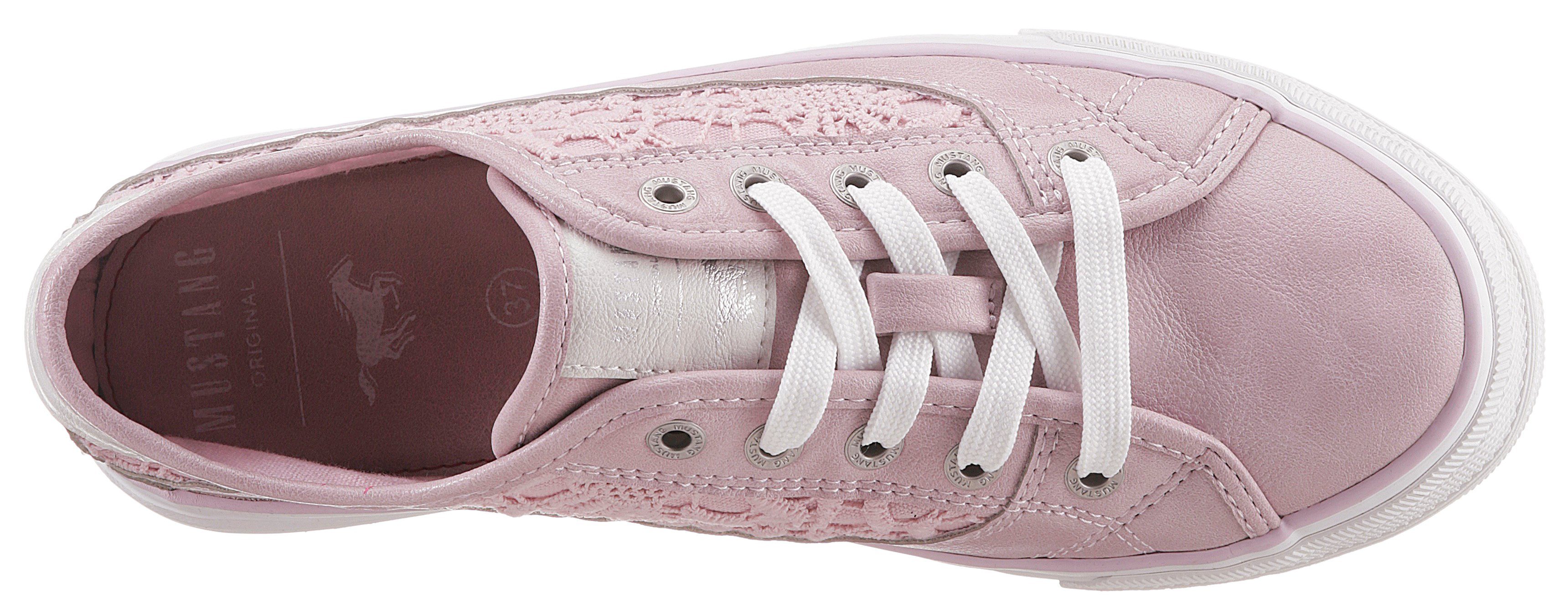 Mustang Shoes Sneaker mit Spitze rosa