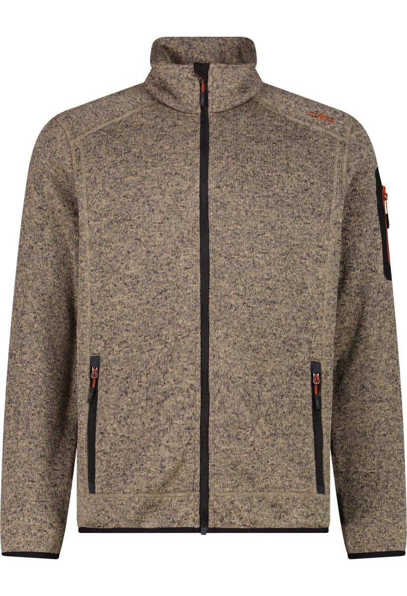 CMP Fleecejacke MAN JACKET TEAK-ANTRACITE