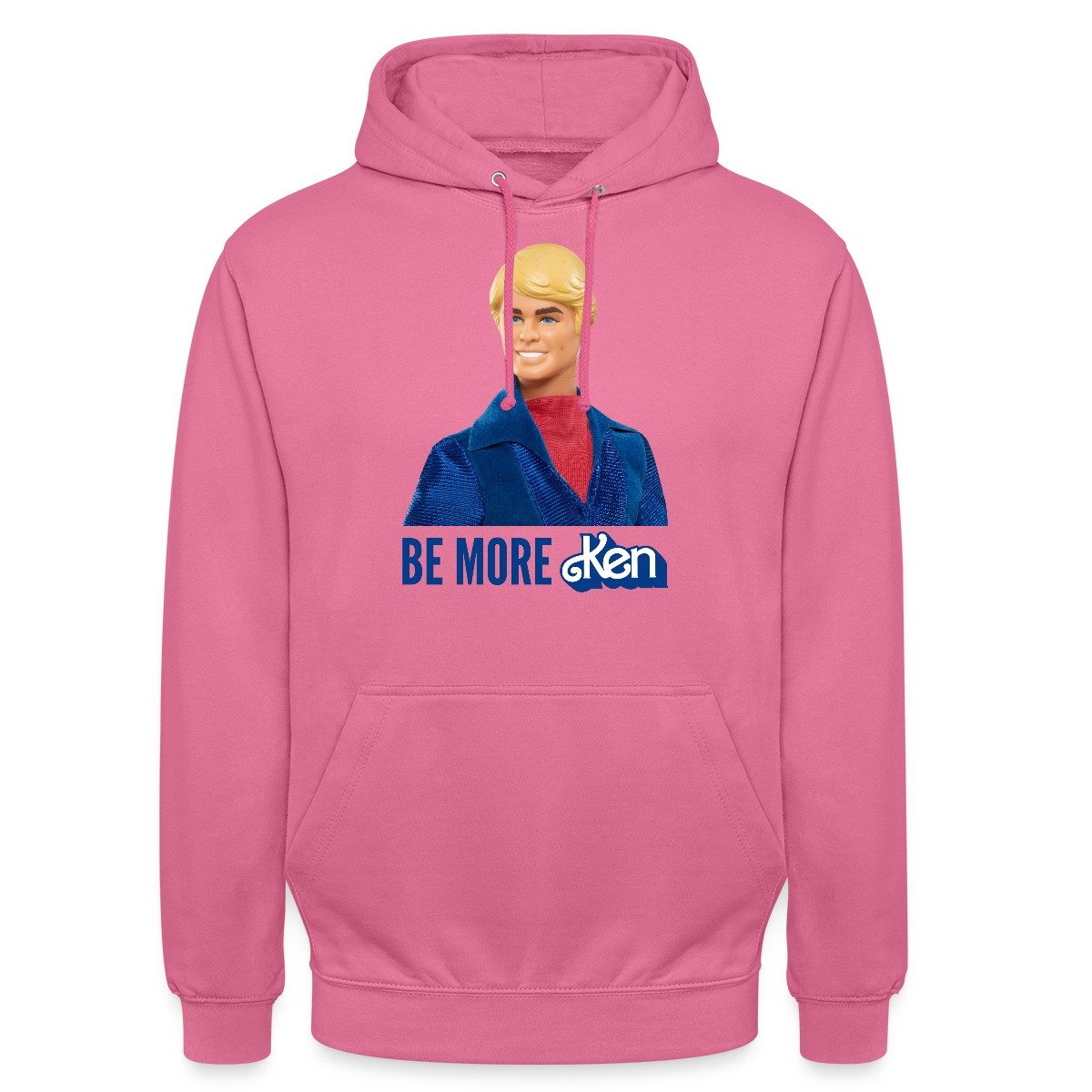Hoodie Barbie Ken Design Mit Spruch Be More Ken Unisex Hoodie