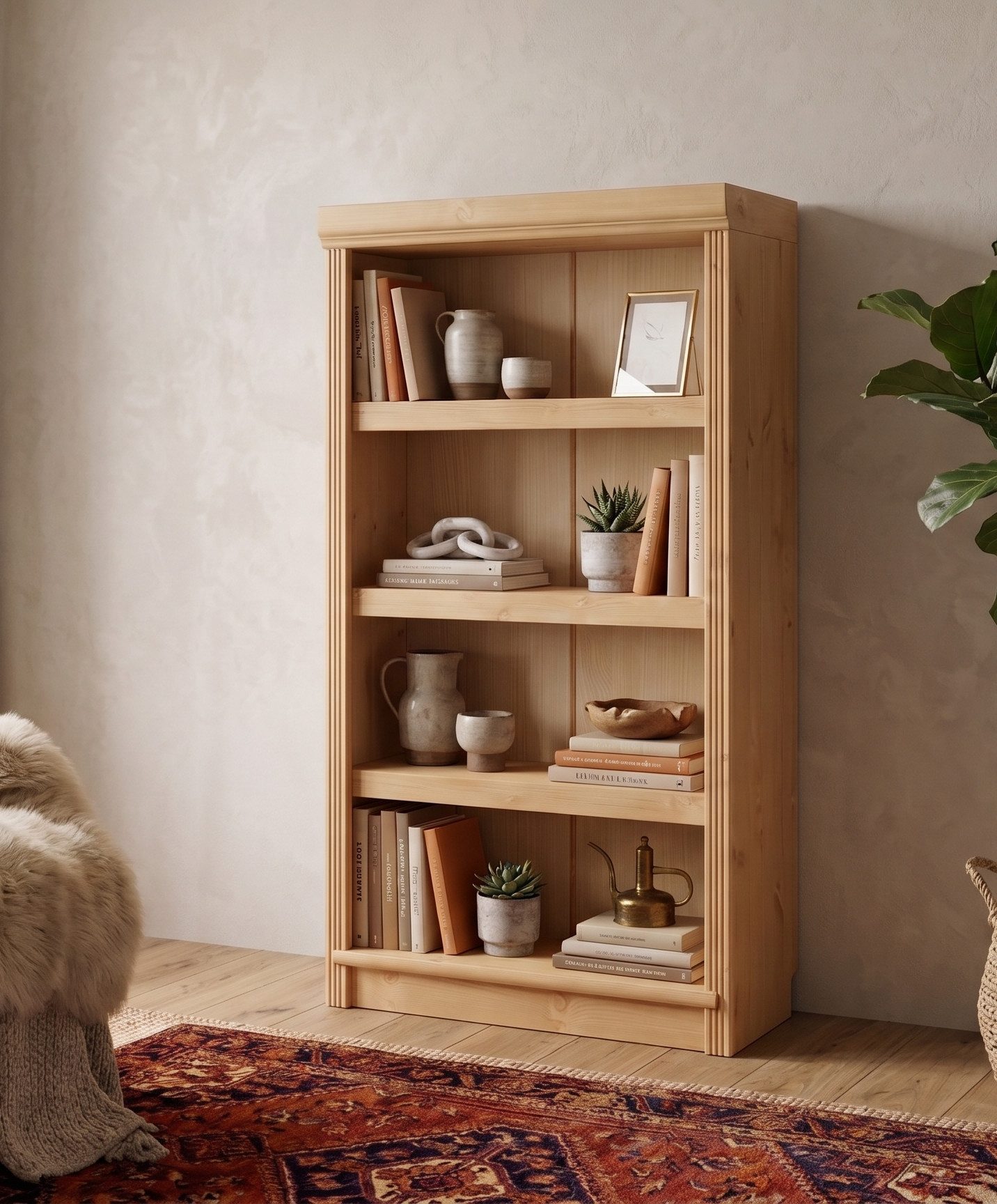 OTTO home Bücherregal Soeren, aus massiver Kiefer, Tiefe 29 cm, FSC®-zertifiziert