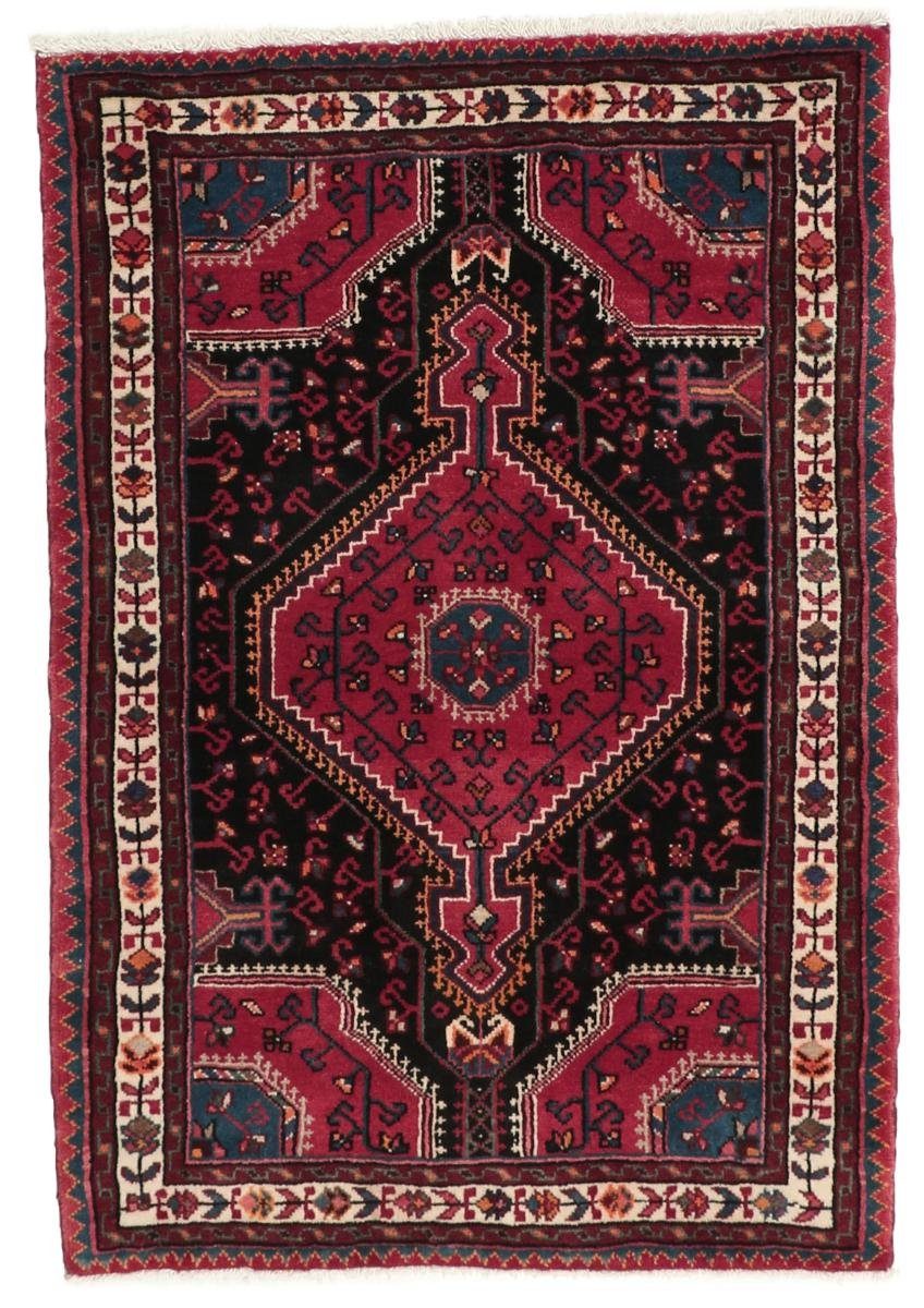 Höhe: Perserteppich, rechteckig, Tuyserkan Orientteppich Handgeknüpfter Orientteppich Nain / 84x123 mm 10 Trading,