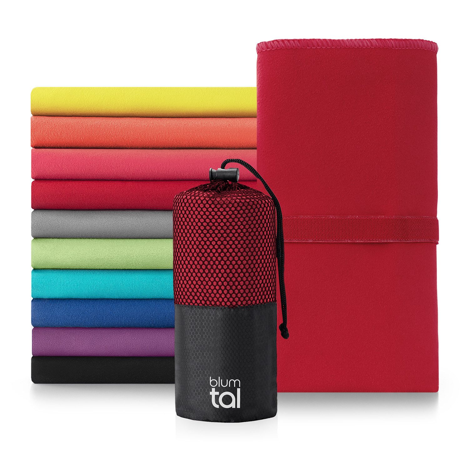 Blumtal Sporthandtuch Mikrofaser Handtuch - kompakte Mikrofaser Handtücher, günstig online kaufen