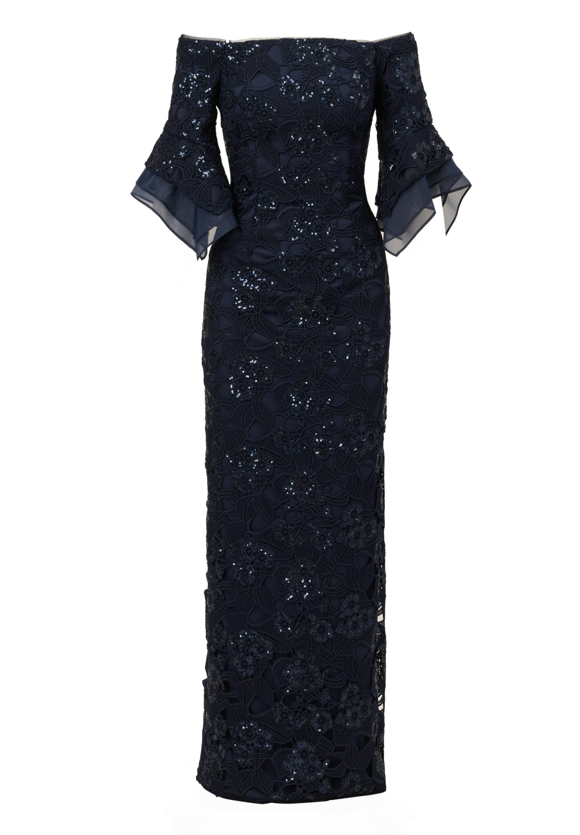 Adrianna Papell Abendkleid Sequin Lace Combo Column Gown Glamourös, schimme günstig online kaufen