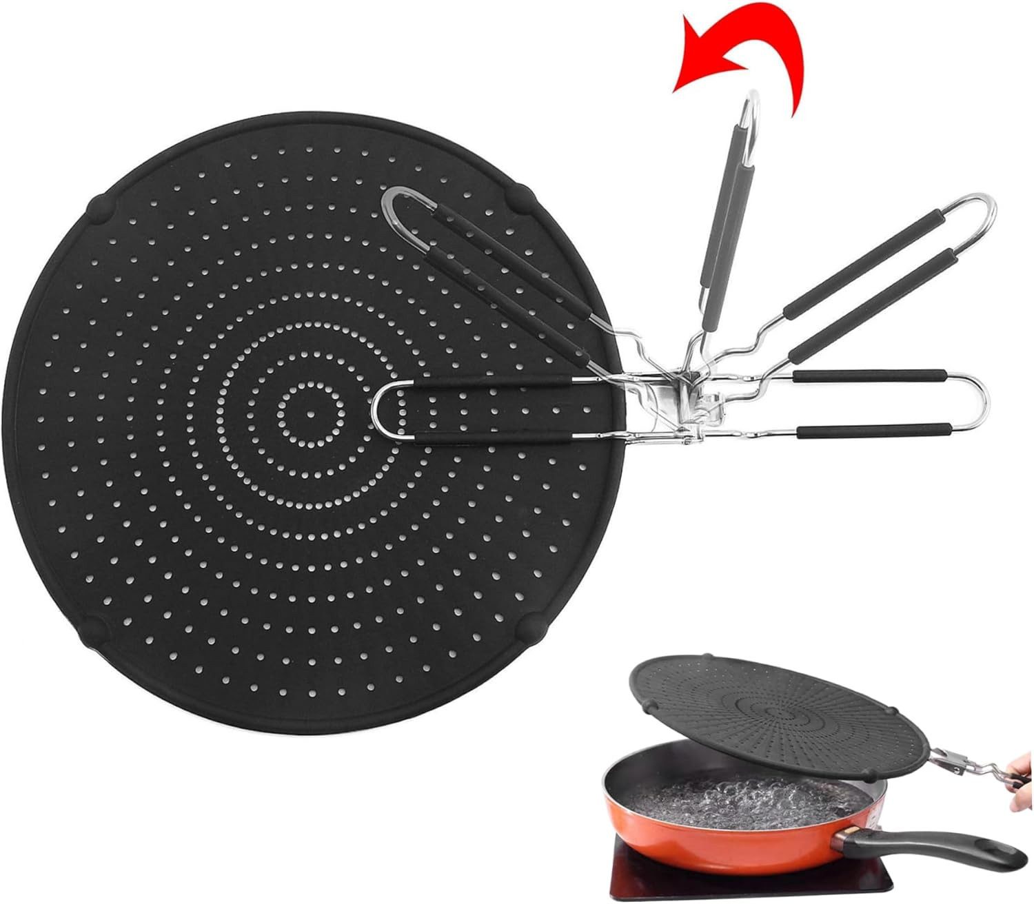 SinLaw Küchensieb Ausgehöhlter Deckel, damit das kochende Wasser nicht überläuft, (1-St), Bequeme Lagerung, küchensieb edelstahl