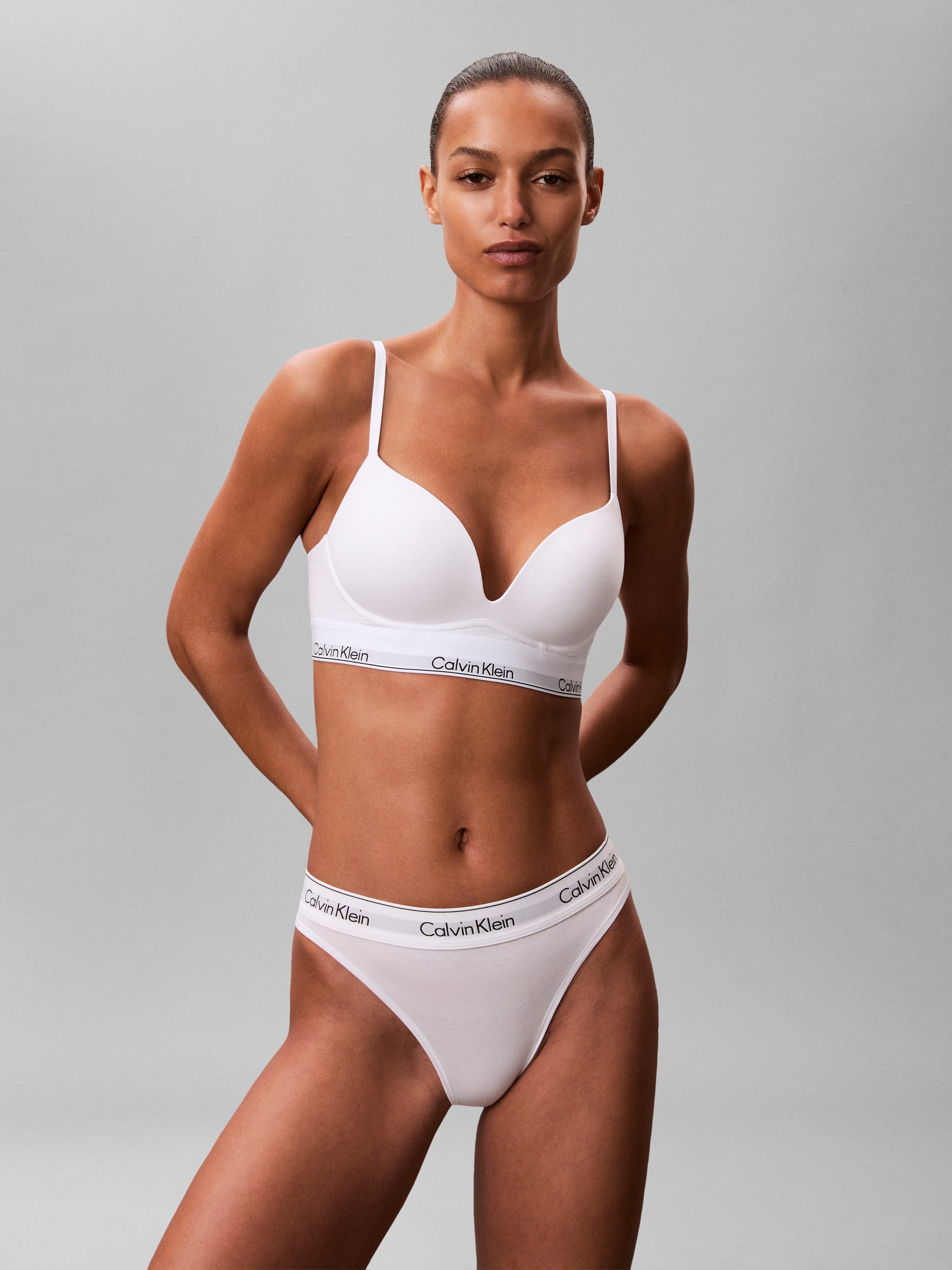 Calvin Klein Underwear Push-up-BH PLUNGE PUSH UP mit Logobund günstig online kaufen