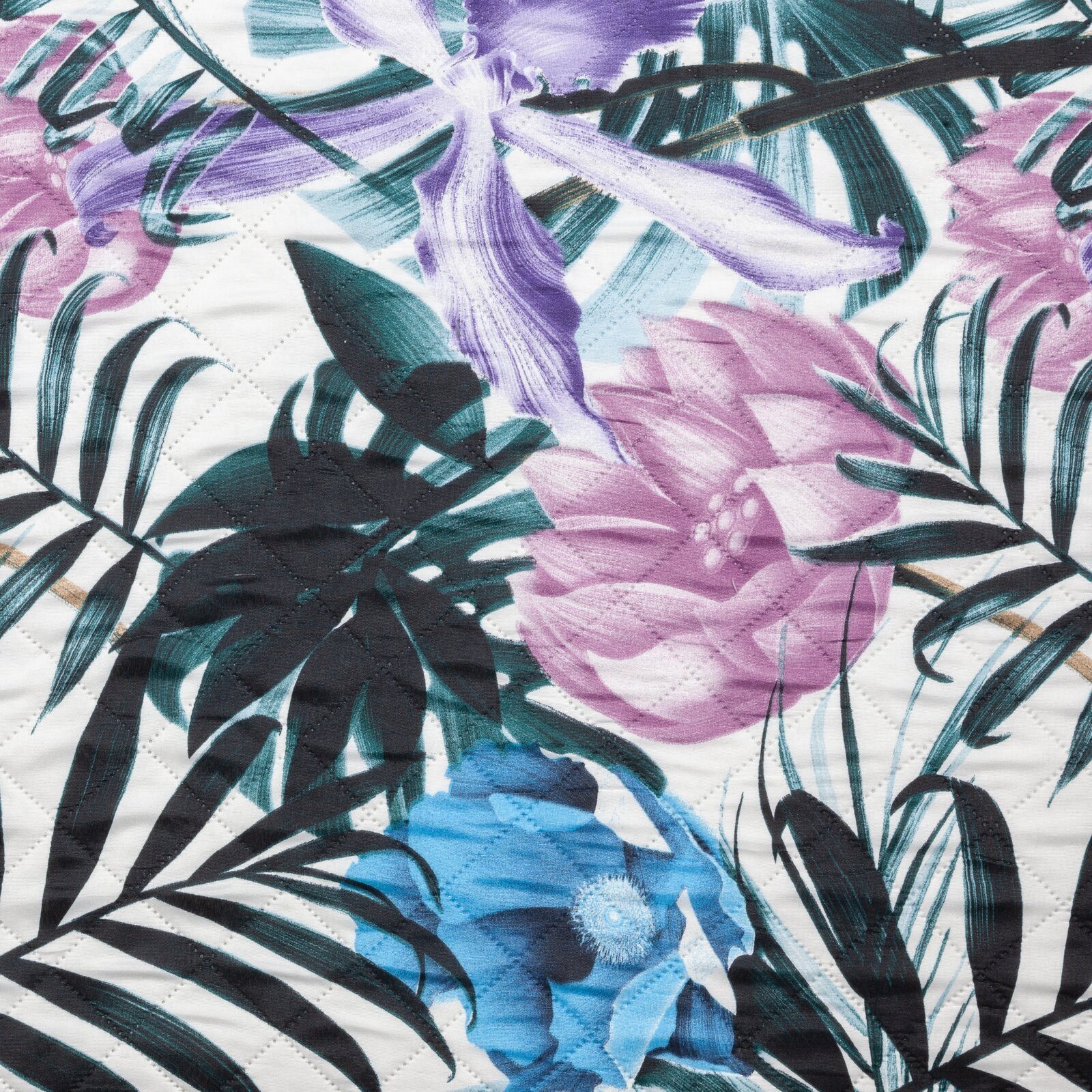 Design91 Tagesdecke Tropical, Palmen Muster Grüne günstig online kaufen