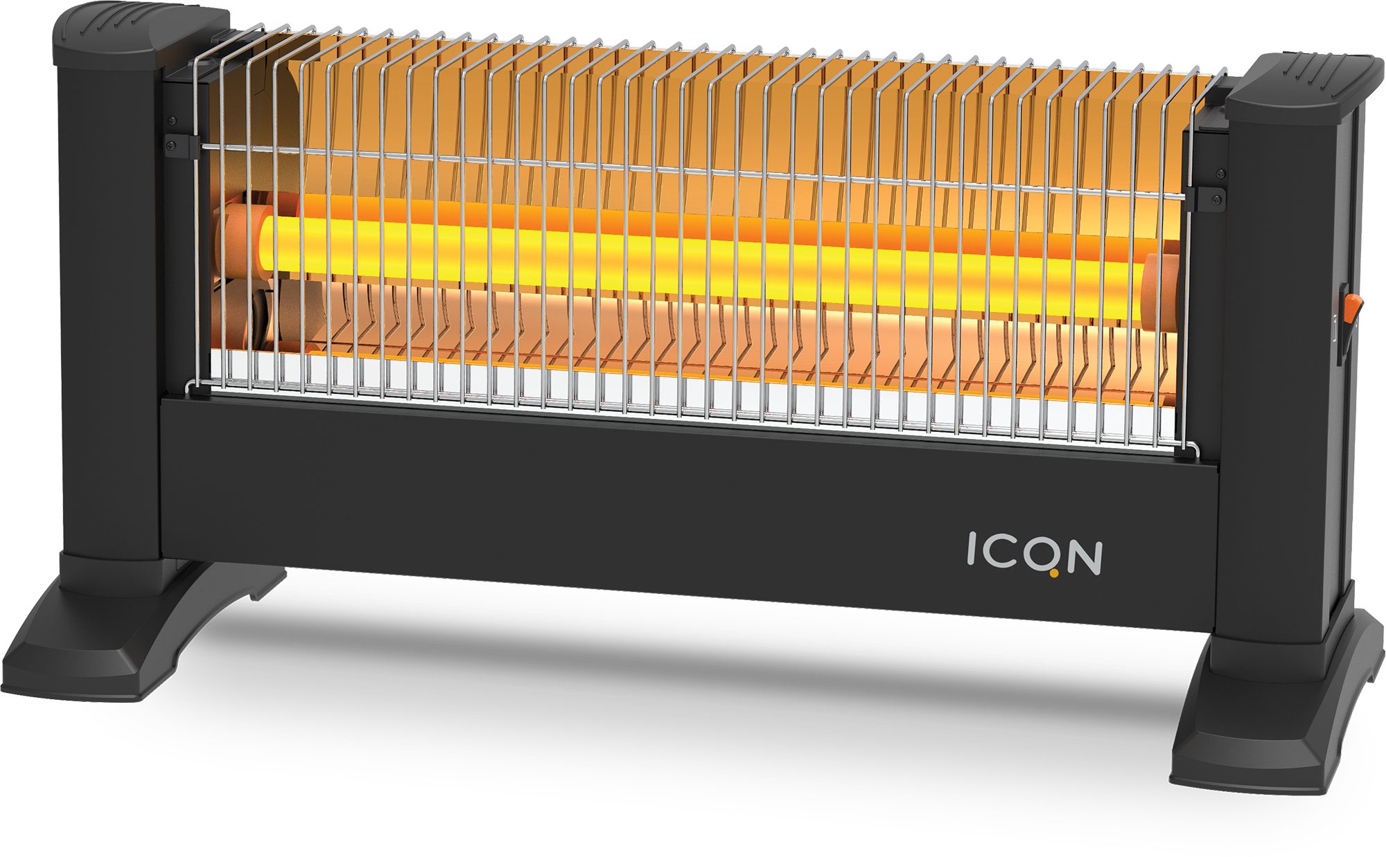 ICQN Heizstrahler, 900 W, Infrarot Standheizstrahler, Für Räume bis ...