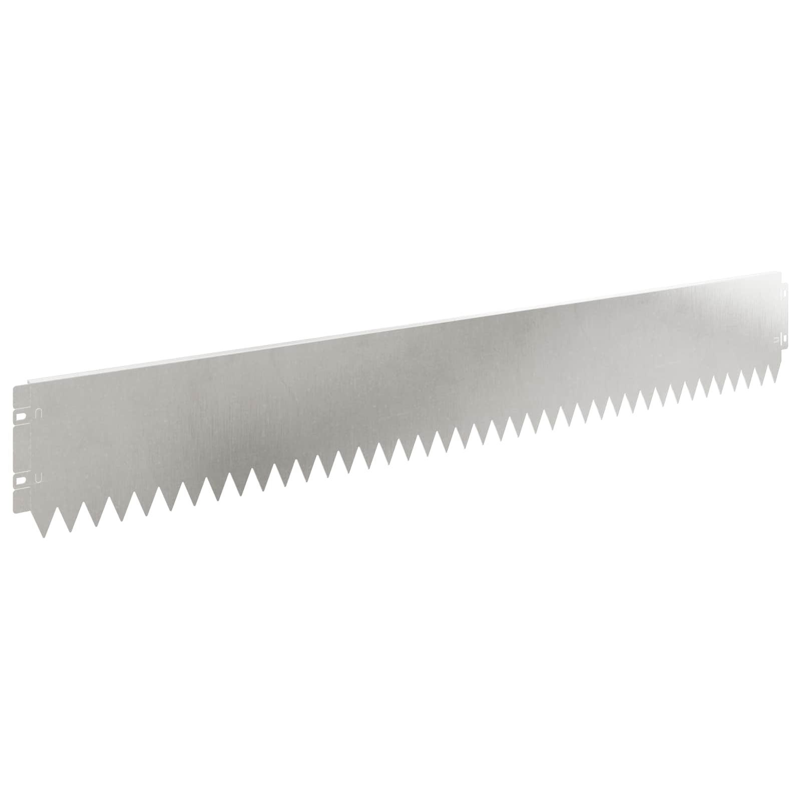 Beetumrandung Raseneinfassung 20 pcs 103 x 15 cm Stahl Silber