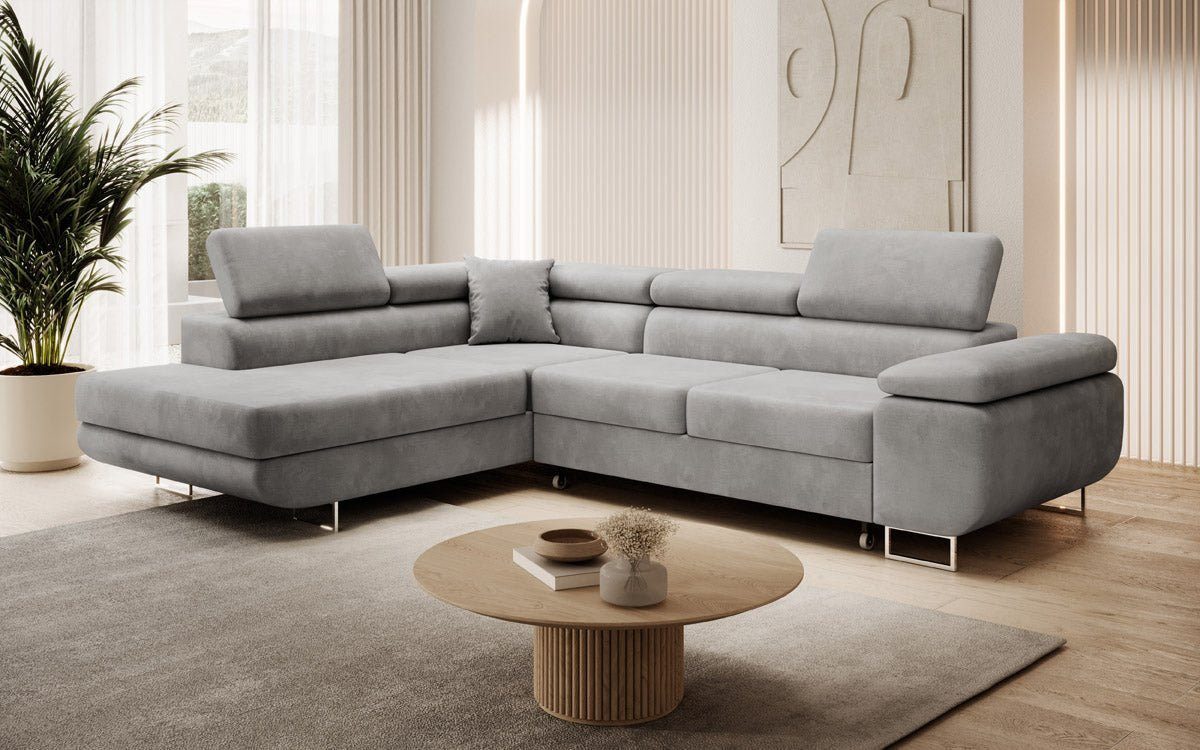Luxusbetten24 Schlafsofa Designer Sofa Aston Samt, günstig online kaufen