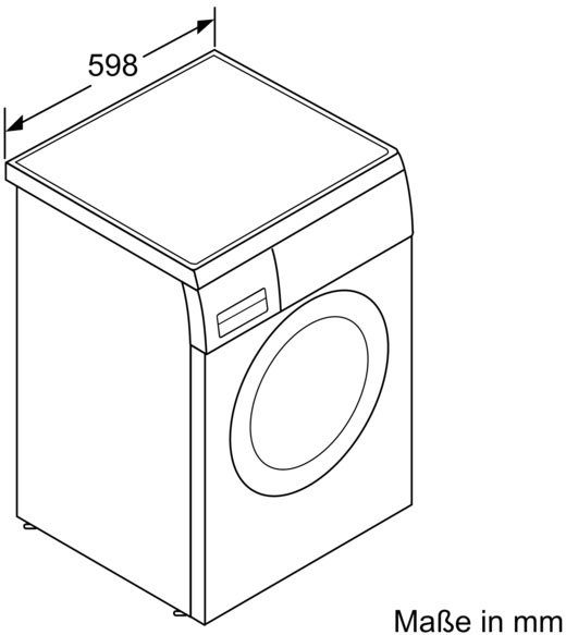 BOSCH Waschmaschine WUU28T41, 9 kg, U/min 1400