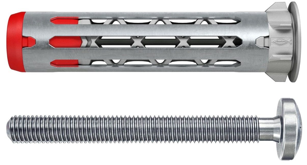 Fischer Befestigungstechnik Дюбель-Set Fischer Hohlraumdübel DuoHM 5 x 55 S PH PZ, Panhead-Schraube, 5 x 55,00 mm, (Packung - 25Stk., 1-tlg)