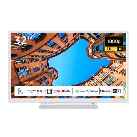 Toshiba 32LK3C64DAW LCD-LED Fernseher (80 cm/32 Zoll, Full HD, Smart TV, HDR, Triple-Tuner, Alexa Built-In, 6 Monate HD+ inklusive)
