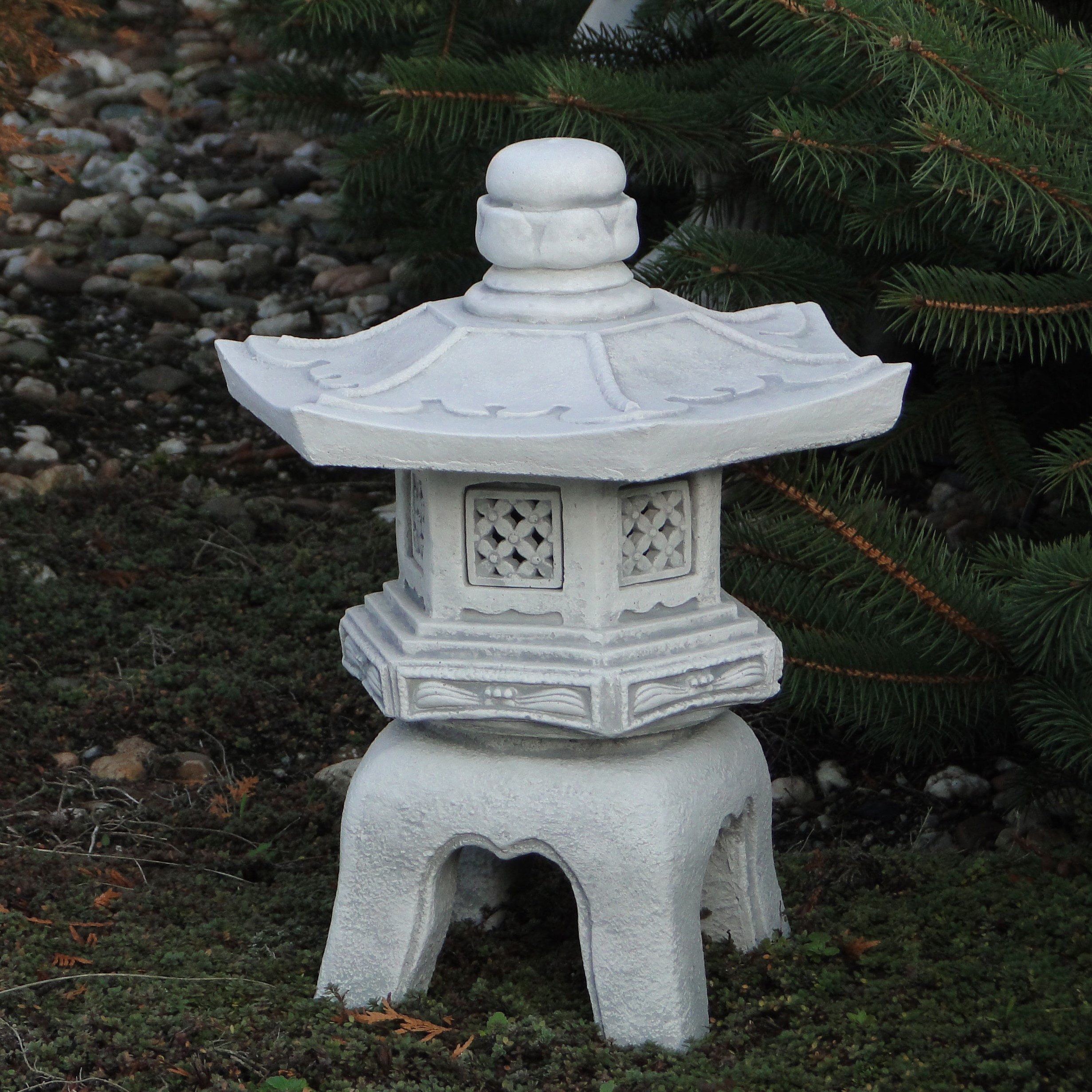 gartendekoparadies.de Gartenfigur Japanische Oki-Gata Steinlaterne, H. günstig online kaufen