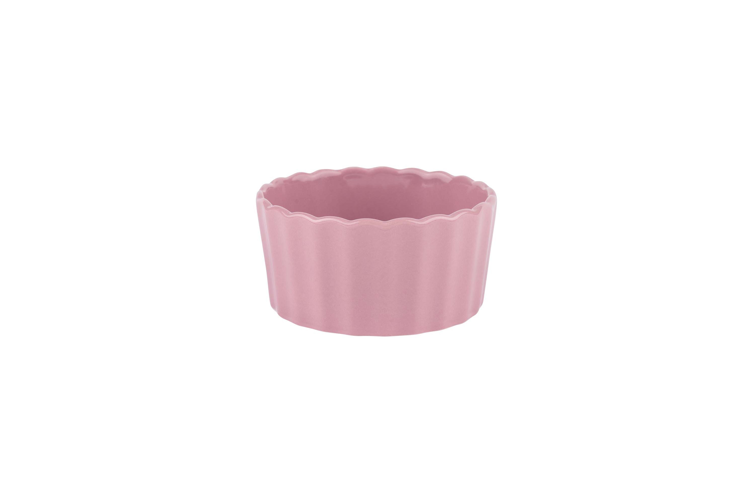 Sallys Auflaufform - Stoneware Ofenform rund 4er Set 10 cm - aus natürlichen Materialien