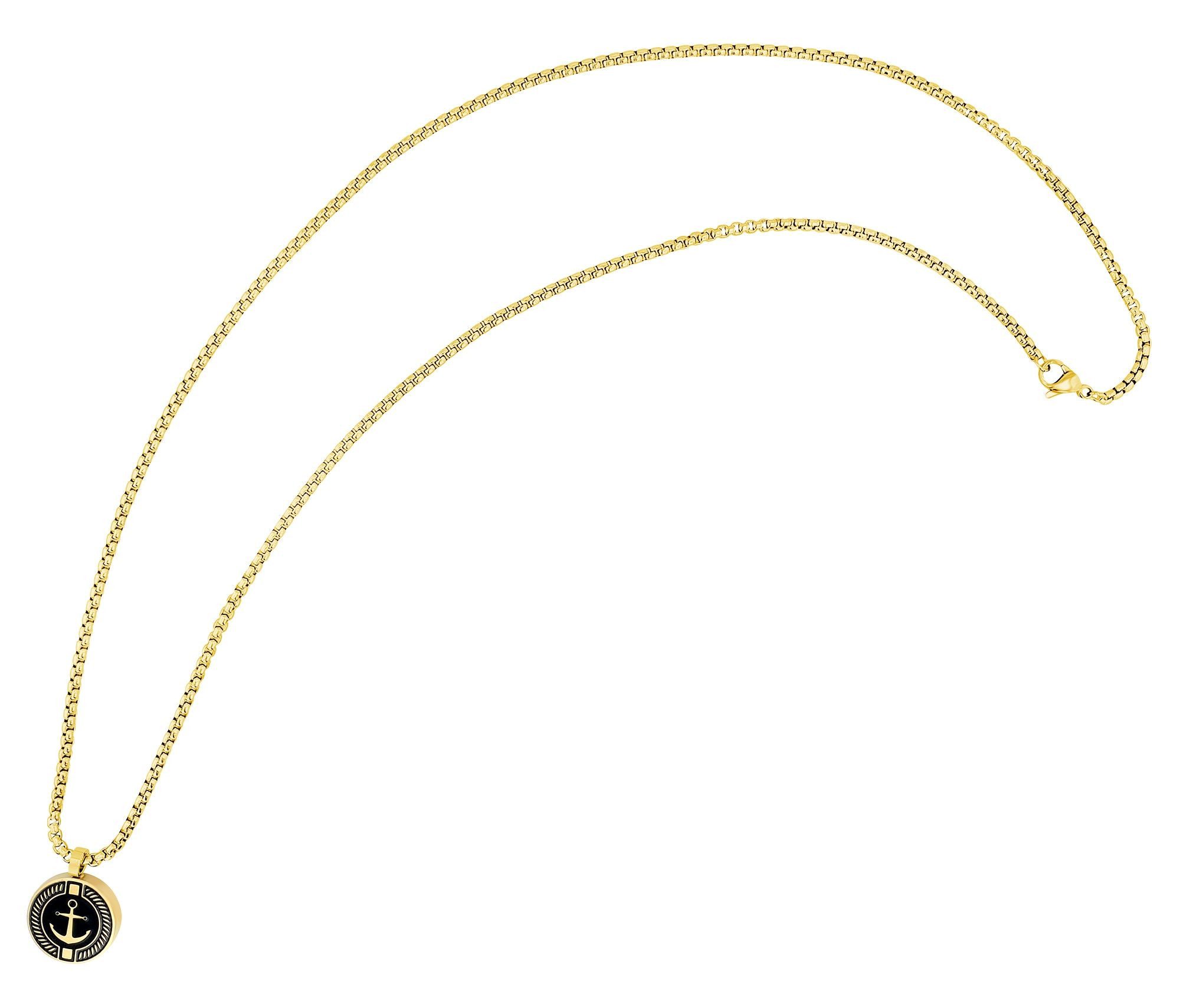 Adelia´s Gliederkette Halskette – Venezianerkette aus Edelstahl 60 cm, Geschenkidee: zeitlos und vielseitig