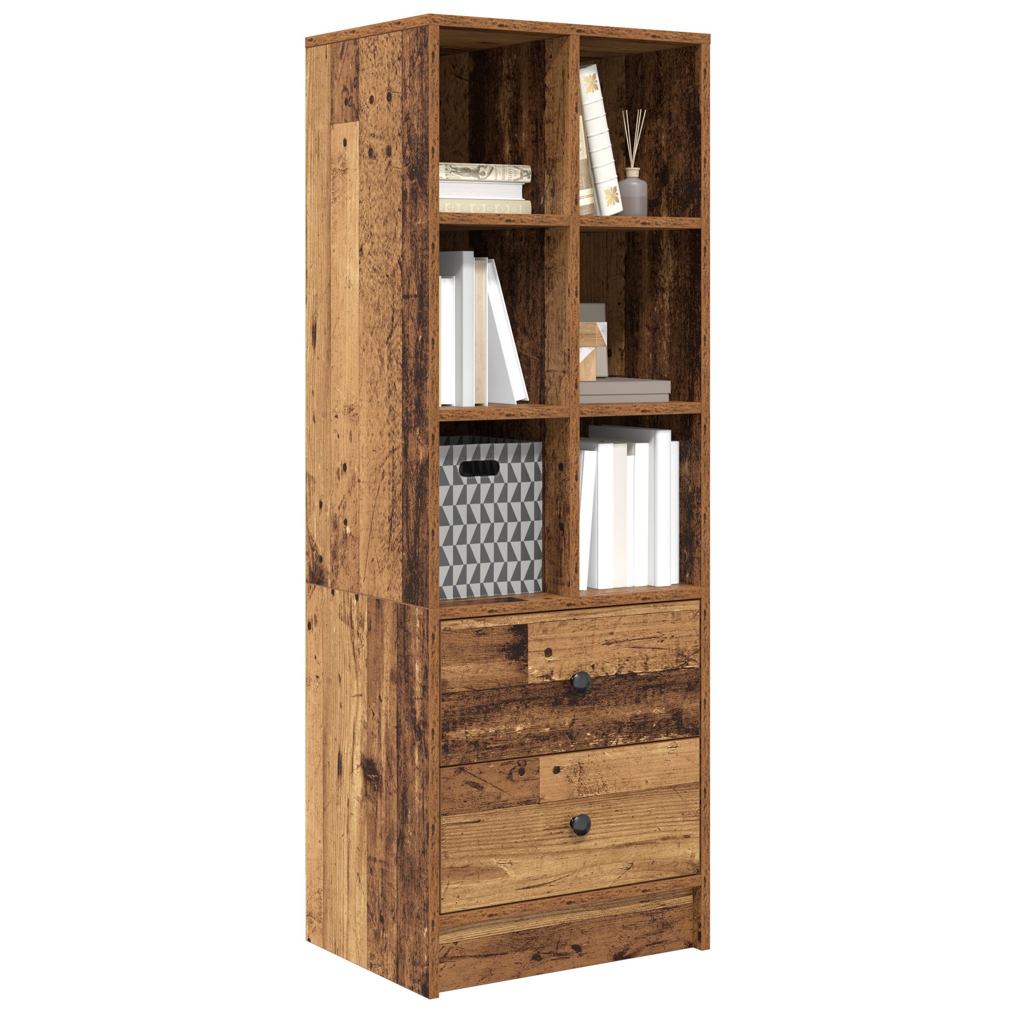 vidaXL Sideboard Braun Regal Altholz Spanplatte günstig online kaufen