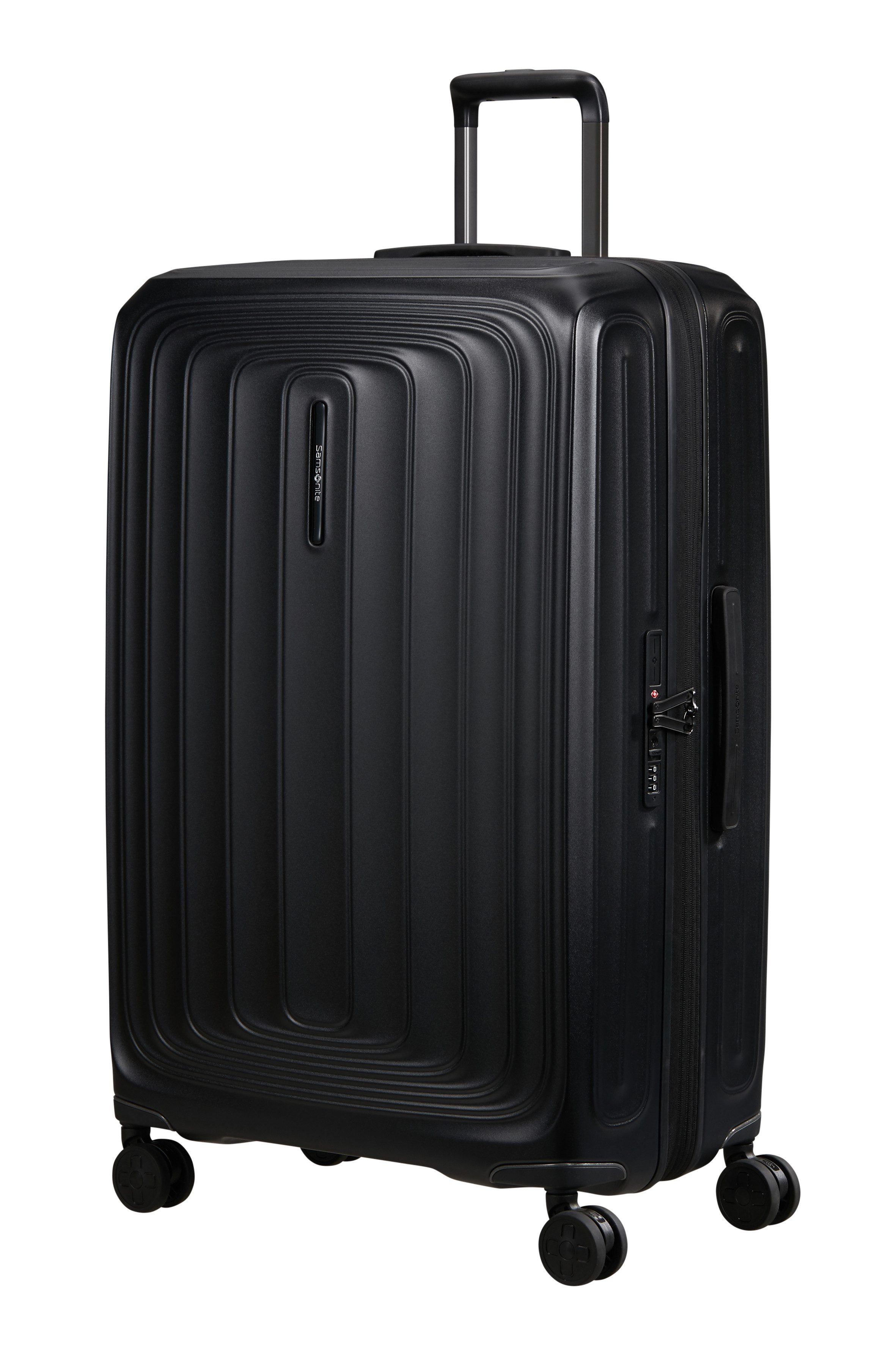 Samsonite Hartschalen-Trolley 2WANDER, 4 Rollen, aus robustem Polycarbonat, mit Adressetikett und Dehnfalte