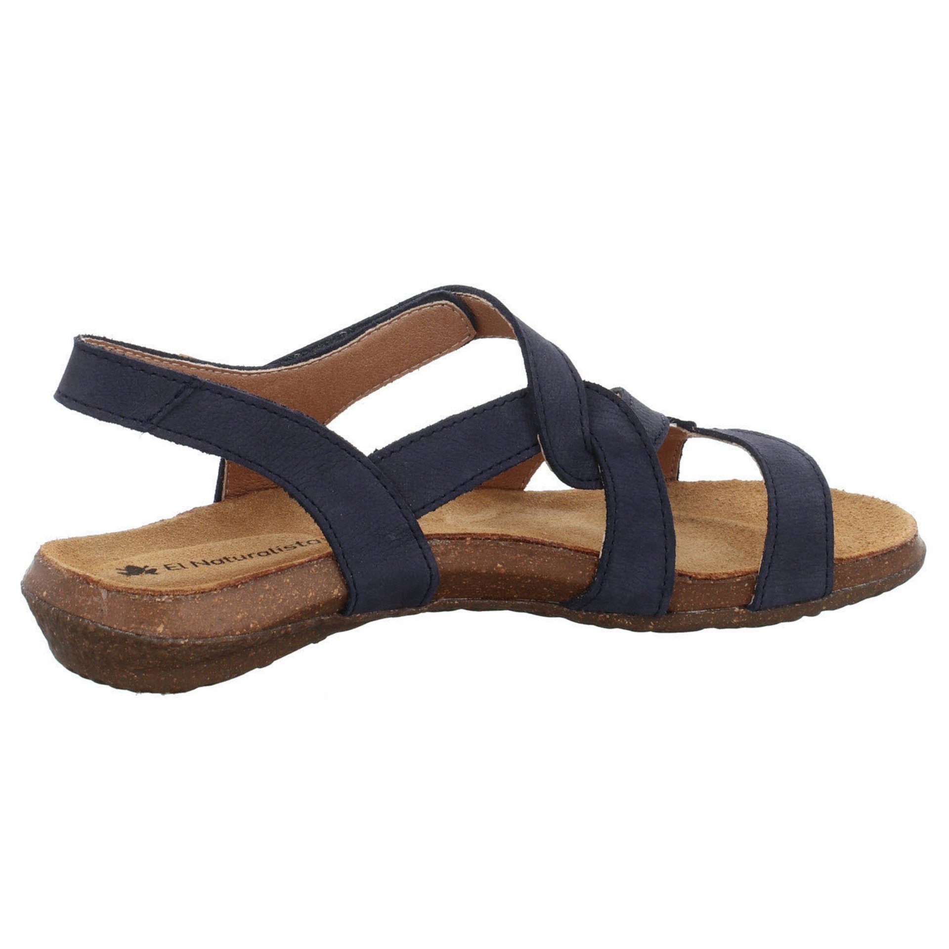 (ocean) Riemchensandale Wakataua El Riemchensandalen Nubukleder Naturalista Blau Sandale Damen