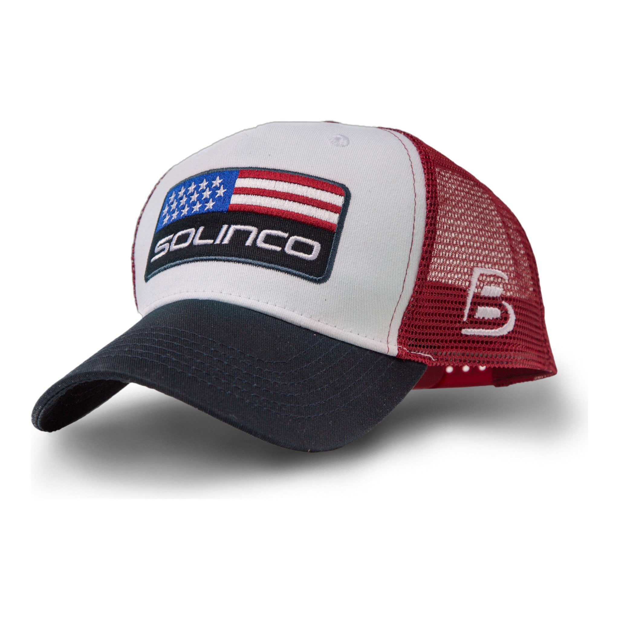 Trucker Cap Basecap USA rot/weiss/navyblau - 1 Stück