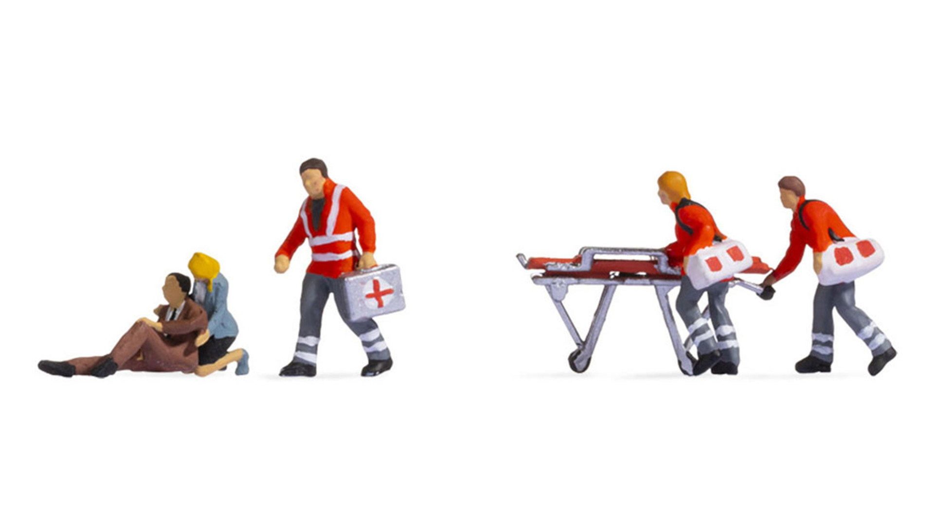 NOCH Dekofigur NOCH® Verkehrsunfall, H0 Figuren-Set, Rettungsszen