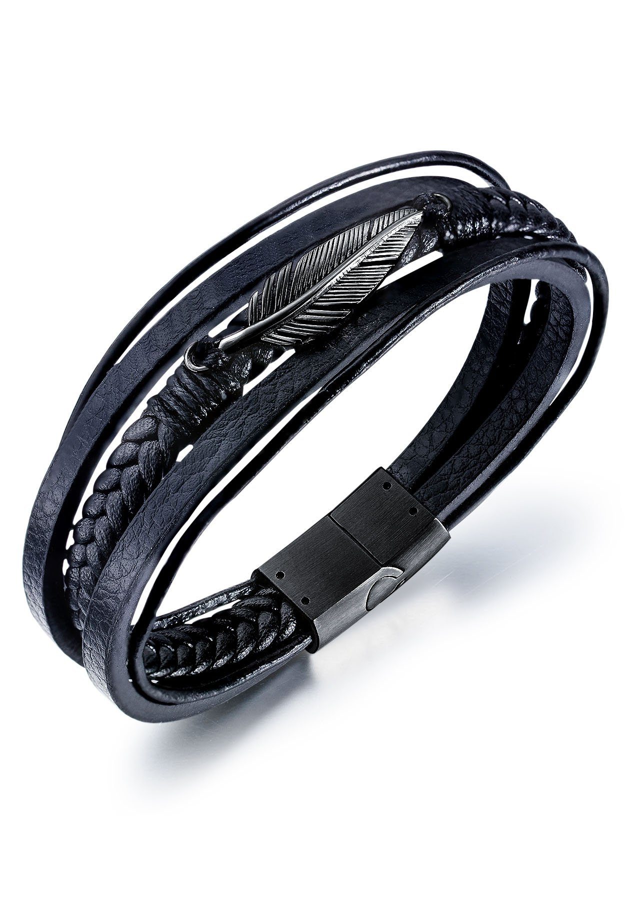 Firetti Armband Schmuck Geschenk Armschmuck Armkette Feder