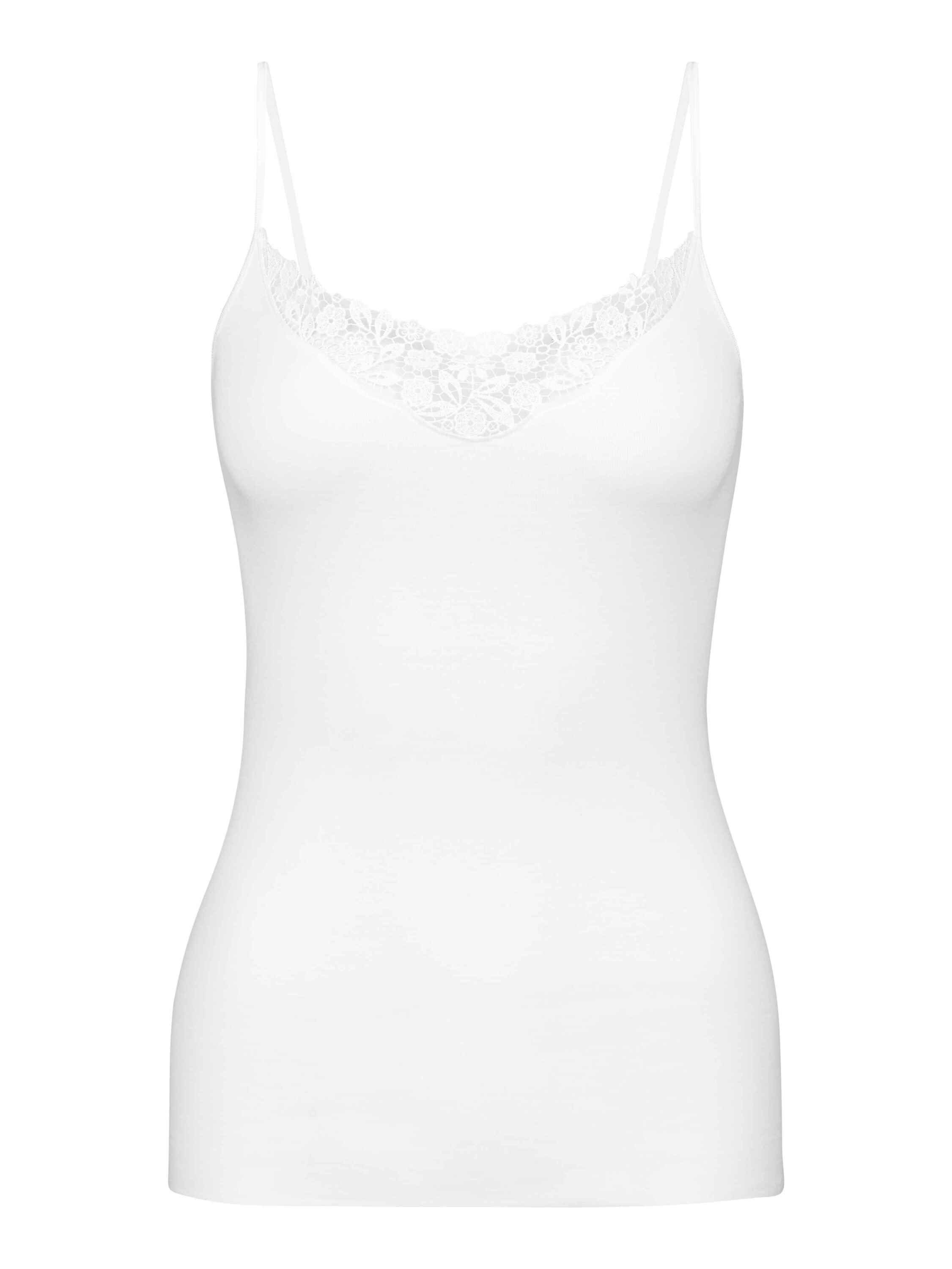 CALIDA Achseltop Spaghetti-Top (1-St) weiss
