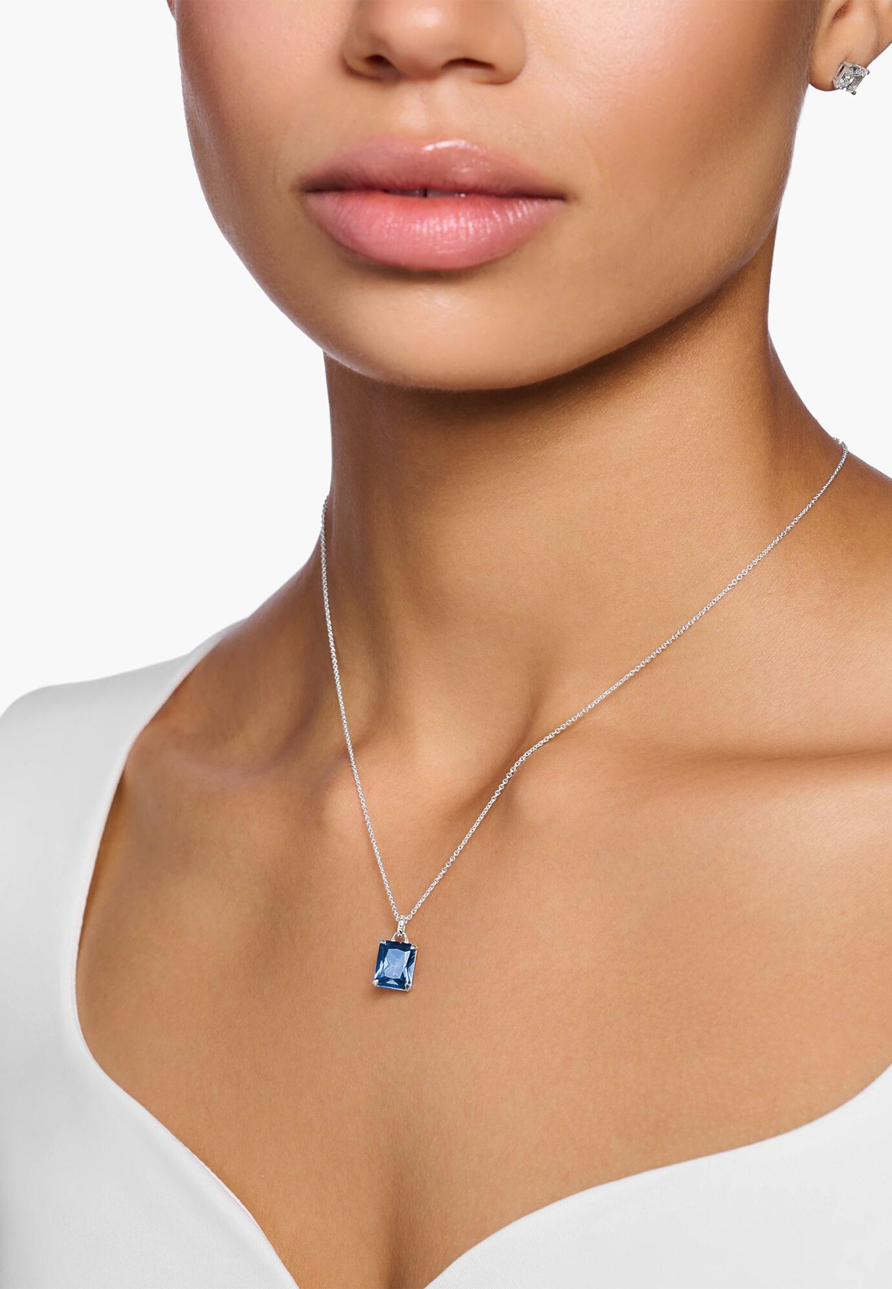 THOMAS SABO Collier Halskette Blauer Ste... THOMAS SABO Collier Halskette Blauer Ste...