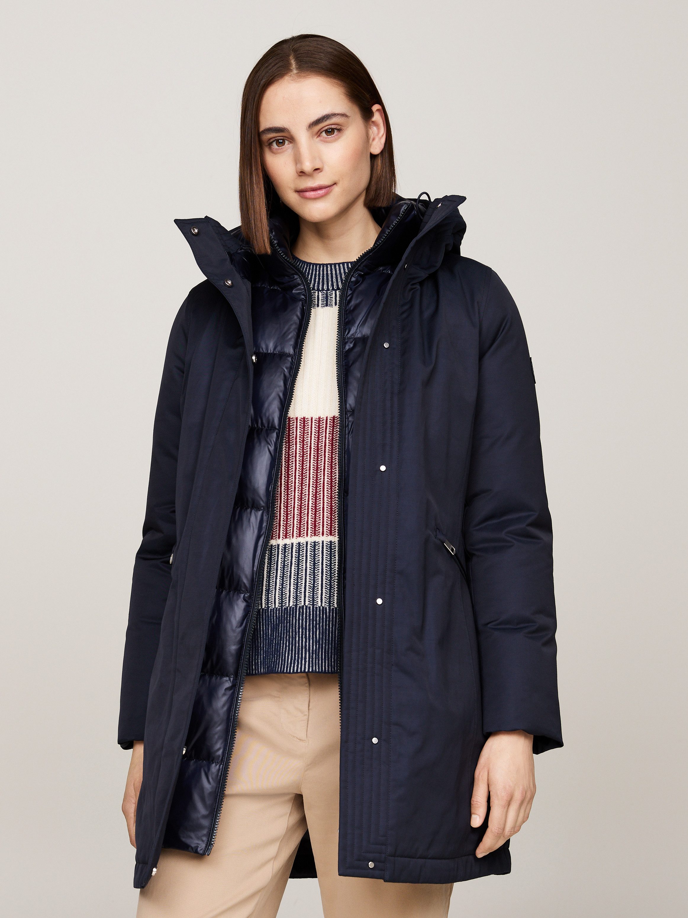 Tommy Hilfiger Parka mit Logoprägung günstig online kaufen