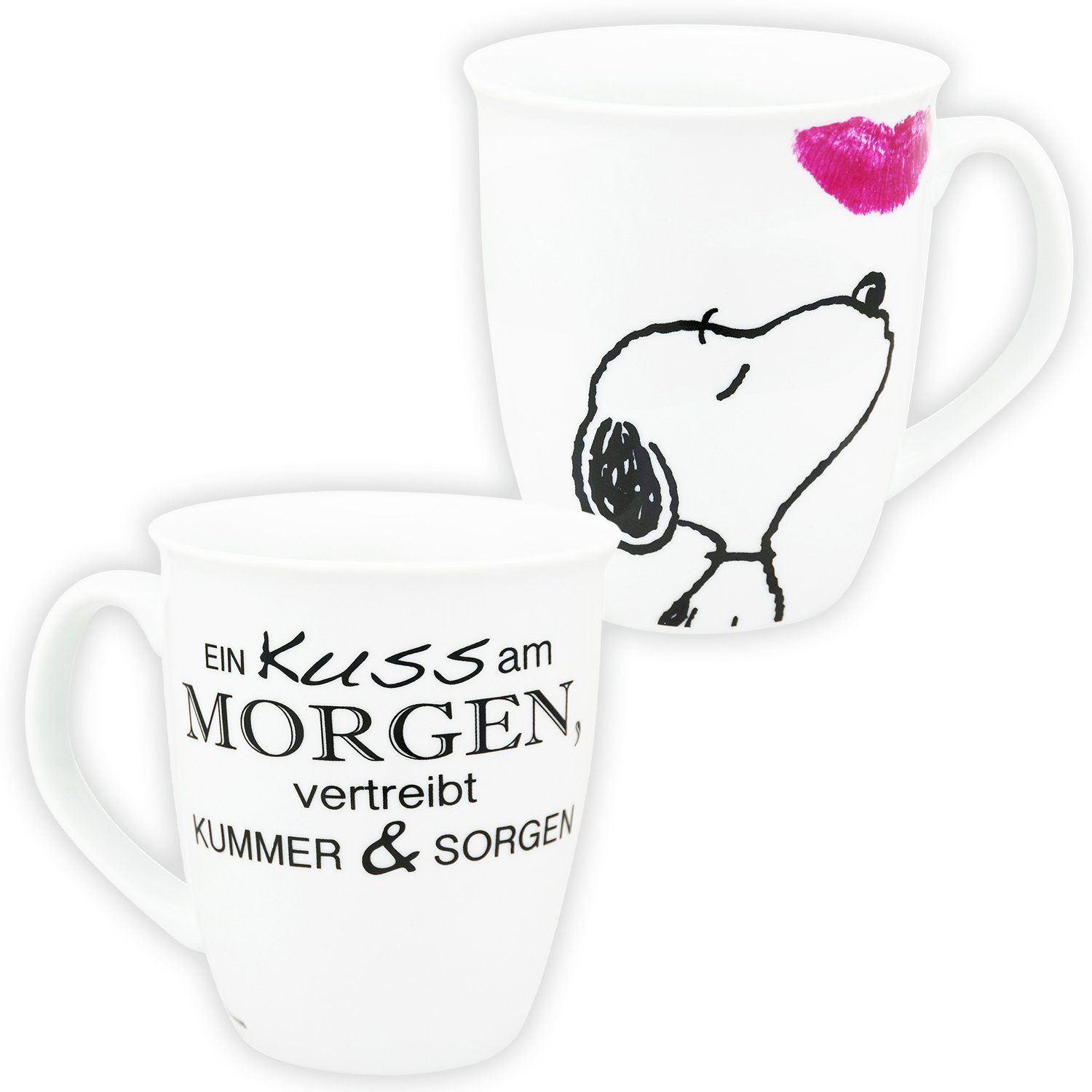 United Labels® Tasse Peanuts Snoopy - Kuss - Mug, Keramik