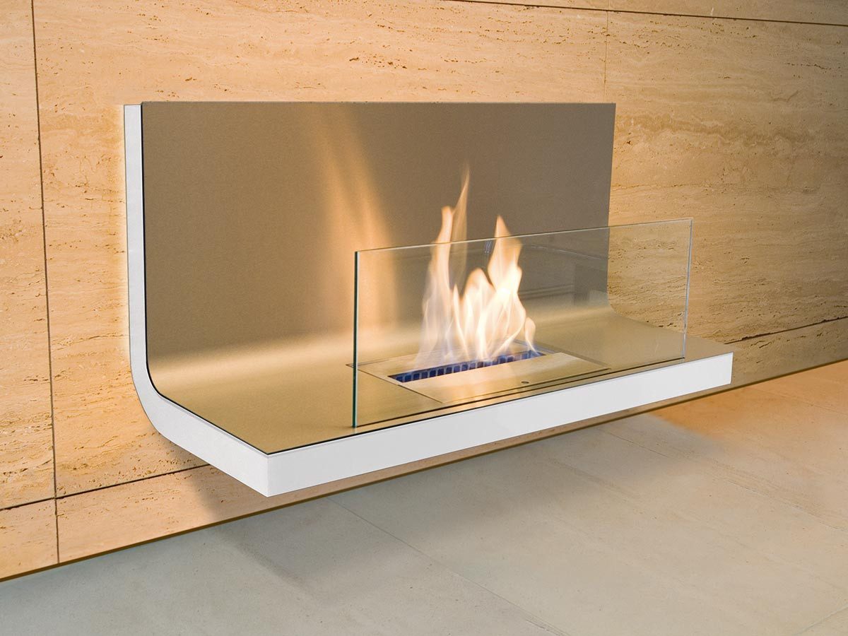 Radius Echtfeuer-Dekokamin Ethanol Kamin Wall Flame 1 Radius Design