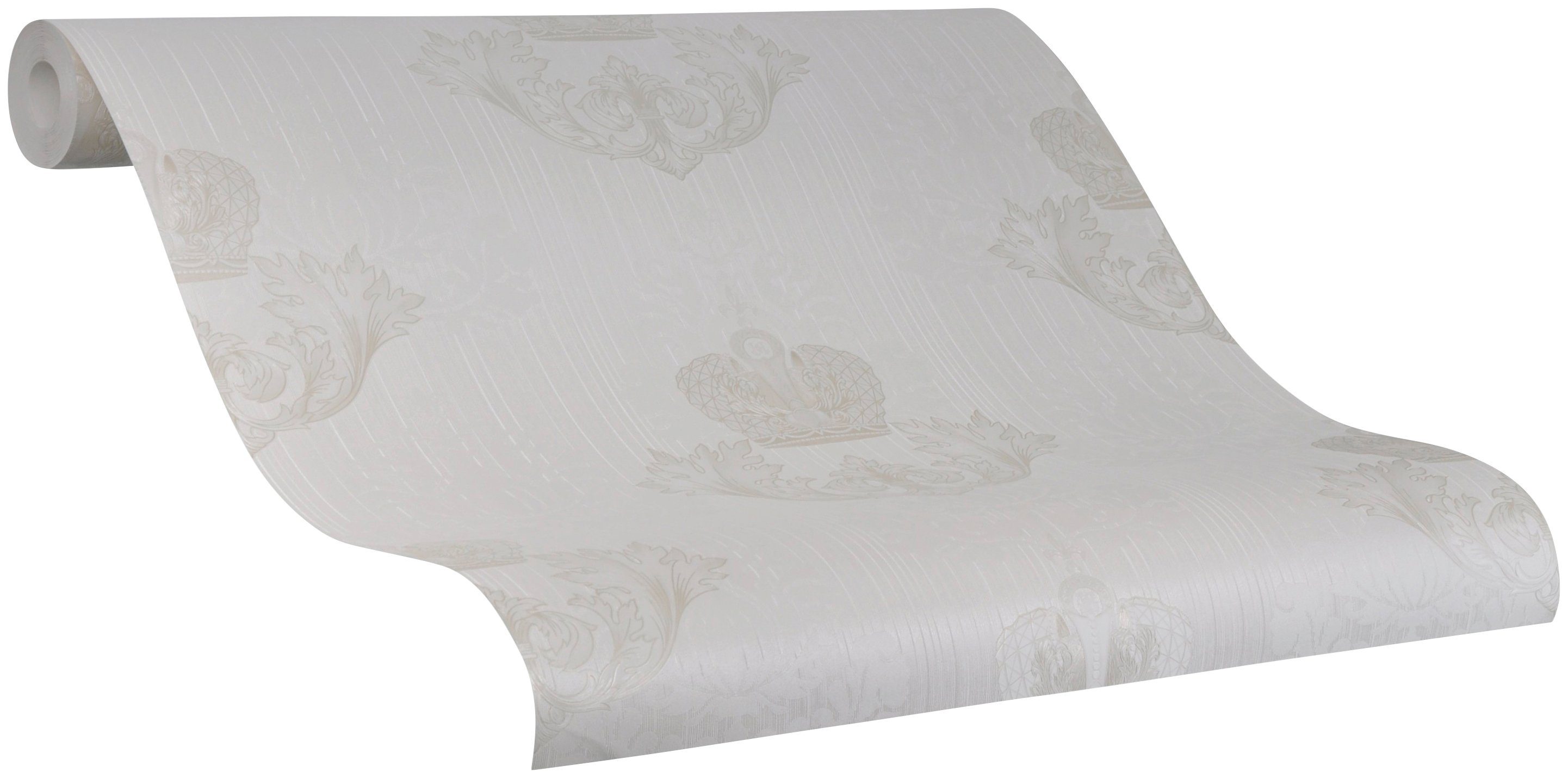 Glööckler Vliestapete, Motiv, ornamental, schimmernd, (1 St), moderne Tapete für Wohnzimmer Schlafzimmer Küche