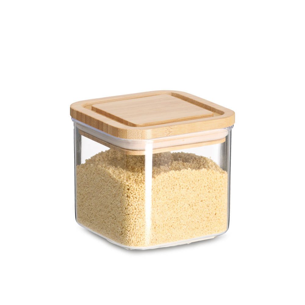 Zeller Present Küchenorganizer-Set Vorratsdose m. Bambusdeckel, günstig online kaufen