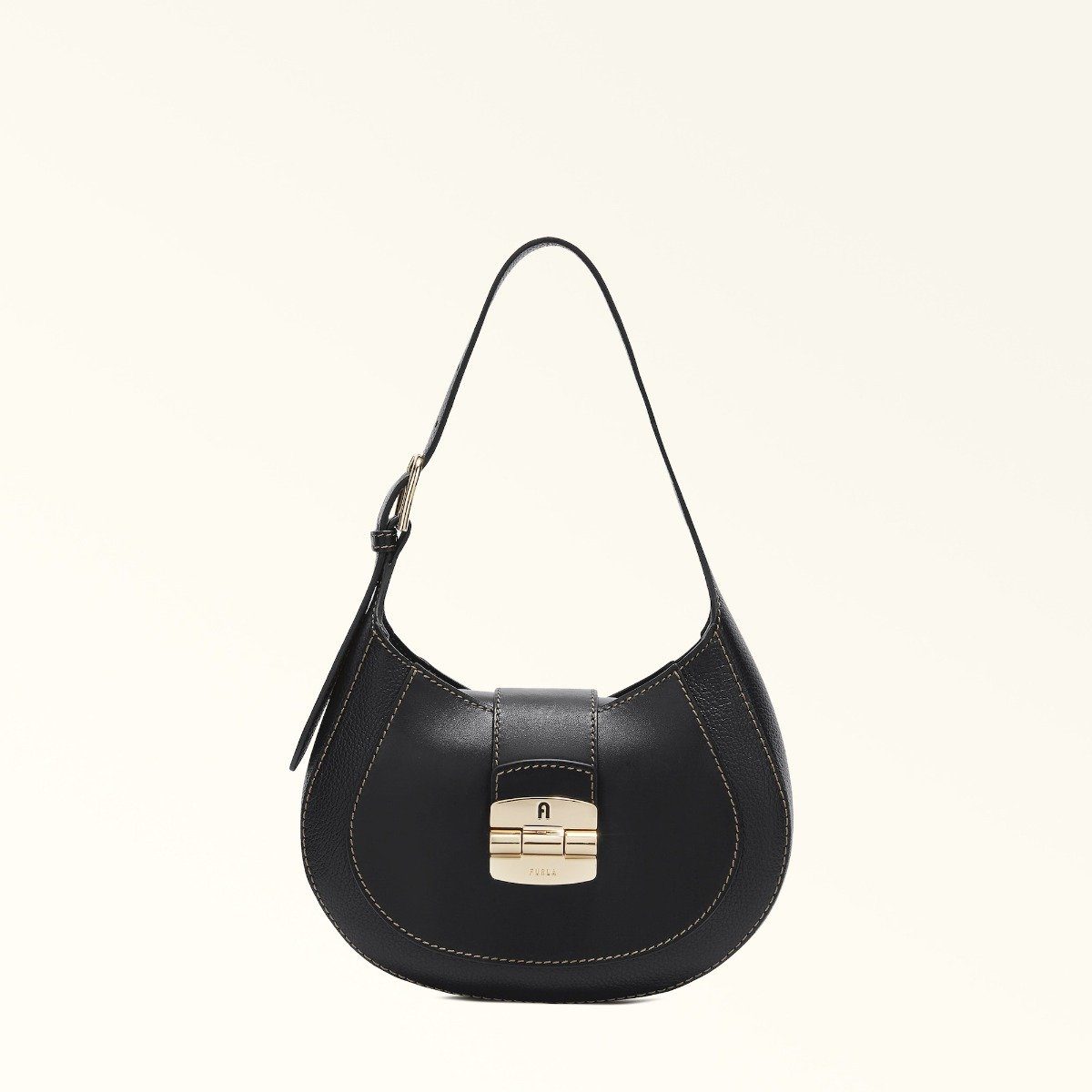 Handtasche Club 2 Schultertasche S Nero