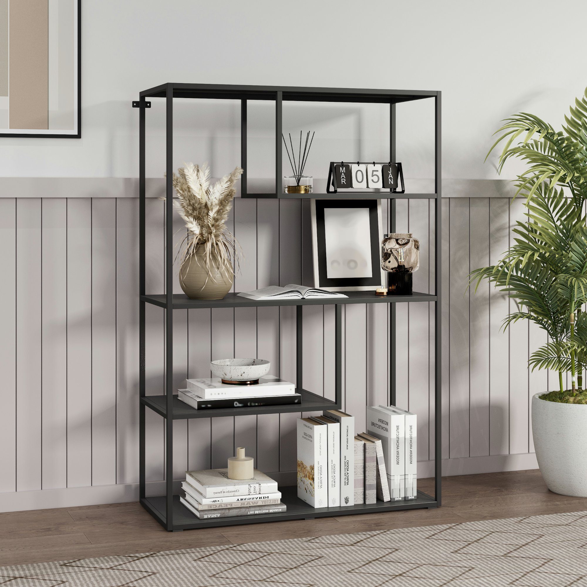 en.casa Standregal, »Sievi« Stahl 126 x günstig online kaufen