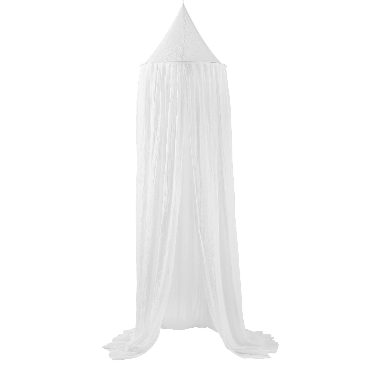 Meyco Baby Betthimmel White (80% Polyester / 20% Baumwolle, 1-tlg), Klamboe (55x240cm)