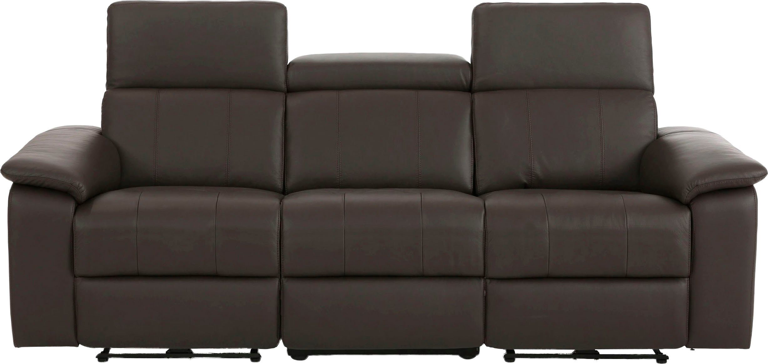 Home affaire 3-Sitzer Binado, mit manueller oder elektrischer Relaxfunktion mit USB-Anschluss